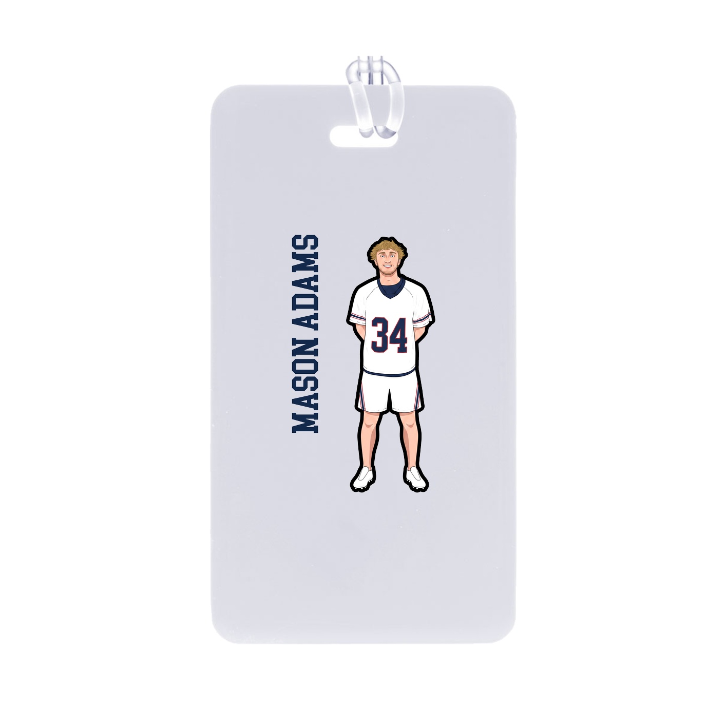 Bag Tag — Name Vertical in Classic
