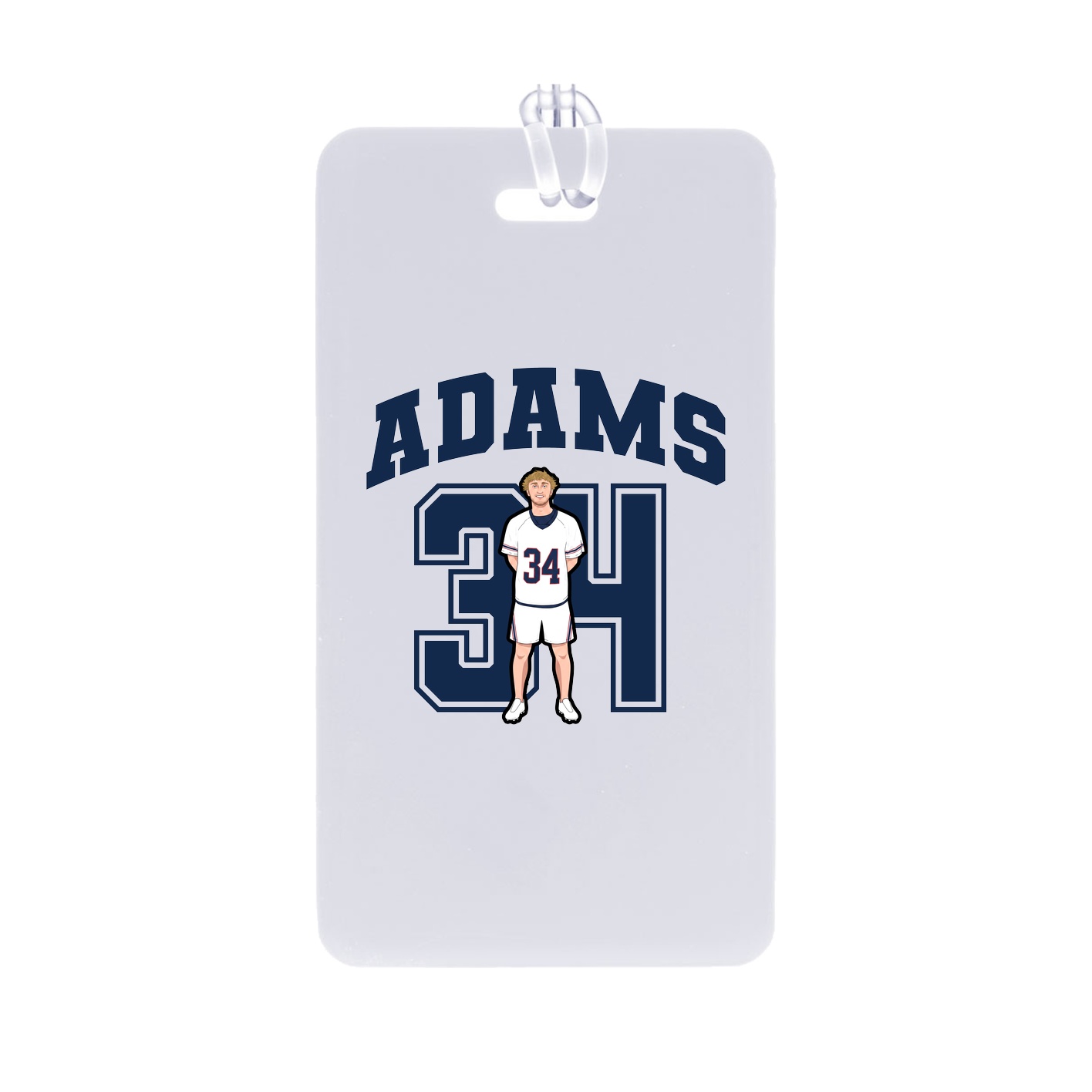 Bag Tag — Number in Classic