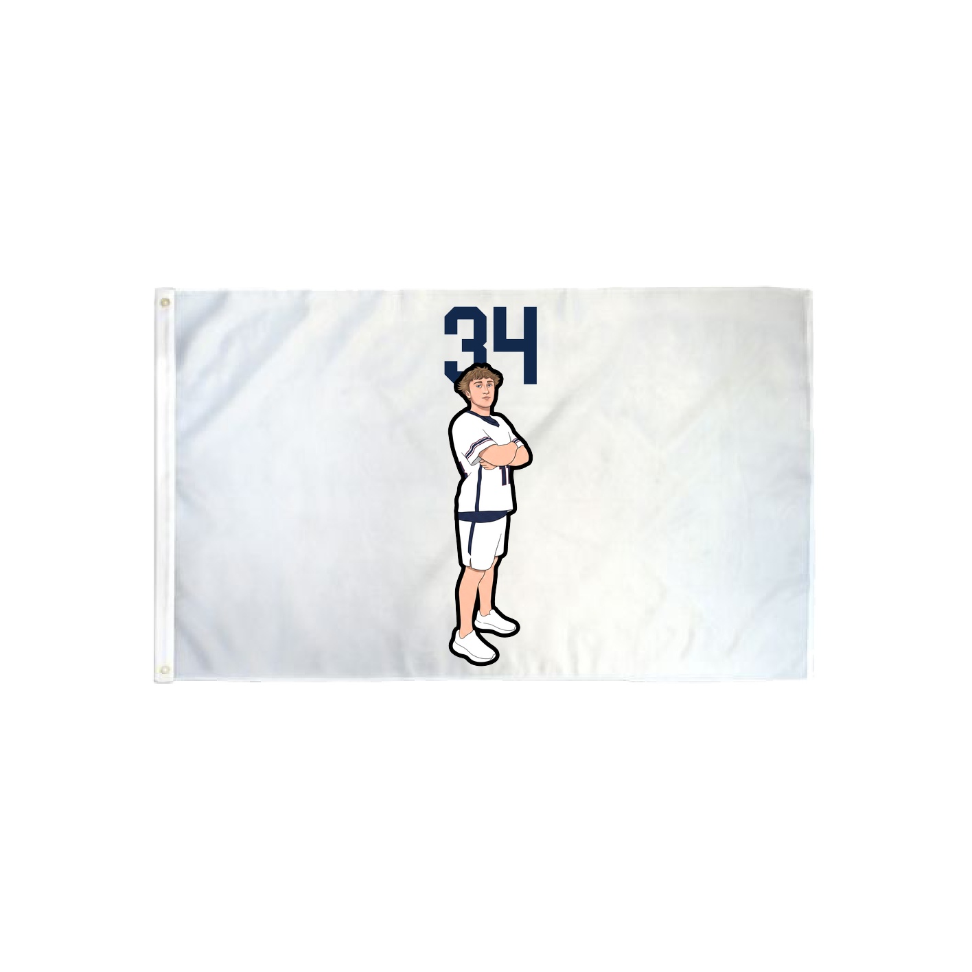 3x5 Flag — Number Top in Classic