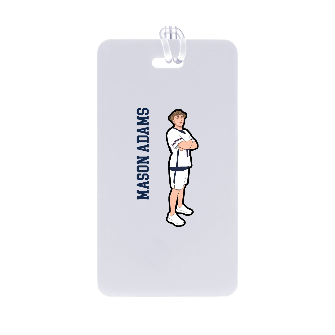 Bag Tag — Name Vertical in Classic