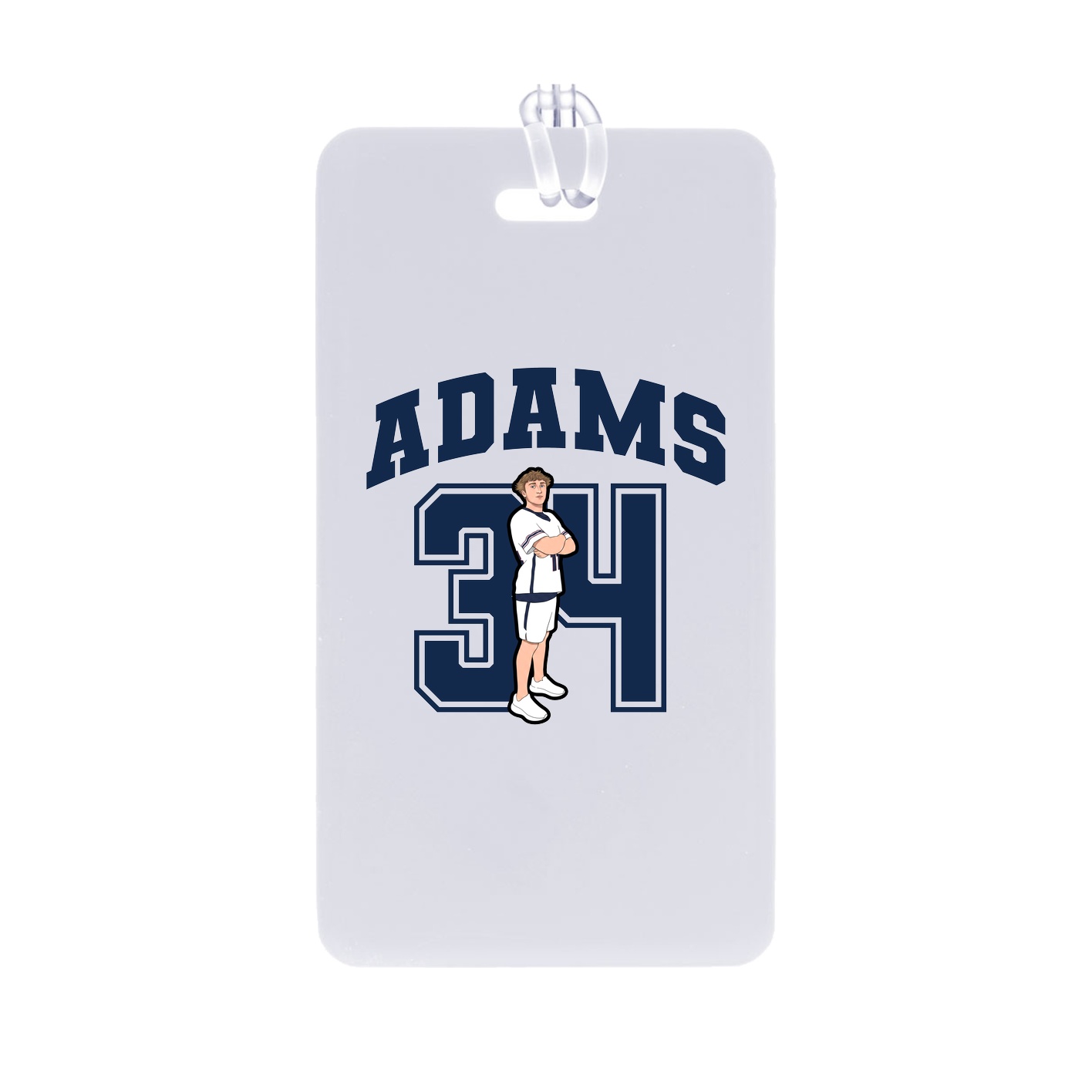 Bag Tag — Number in Classic