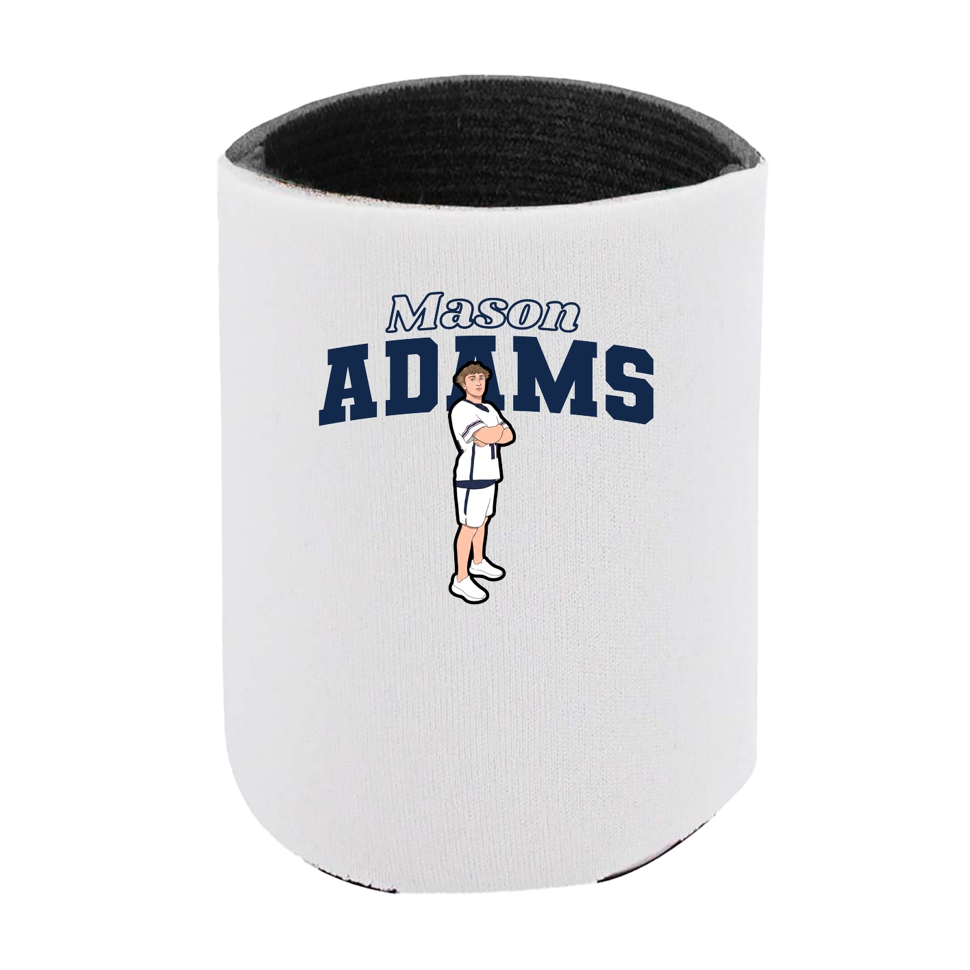 Can Holder — Name Arch in White