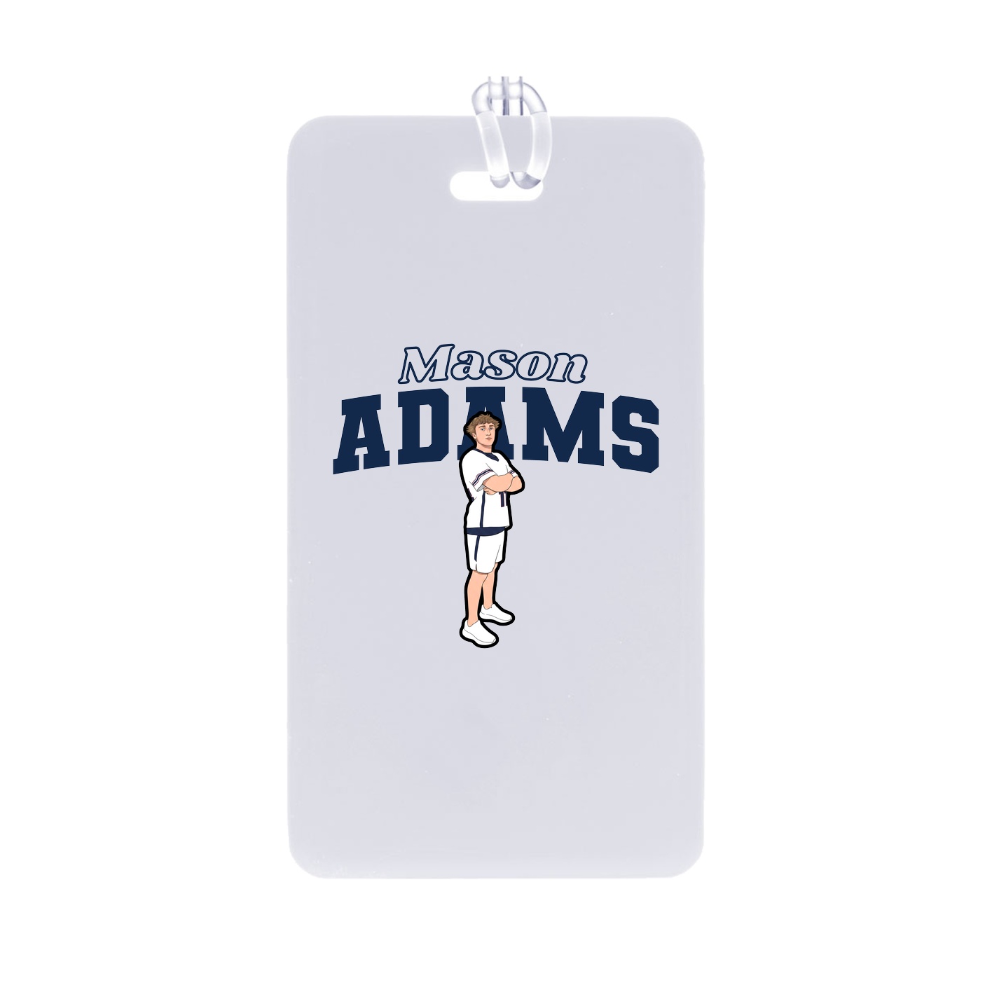 Bag Tag — Name Arch in Classic