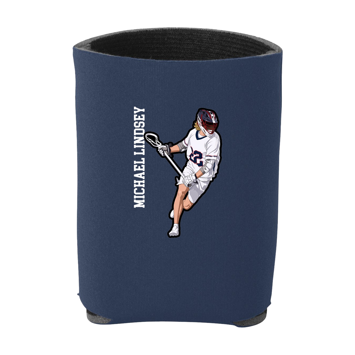 Can Holder — Name Vertical in Navy