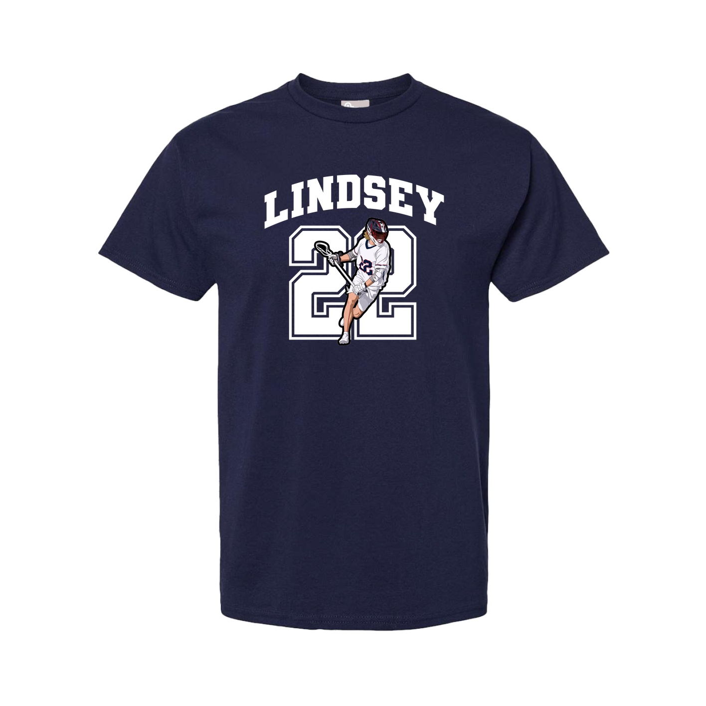 Tee — Number in Navy