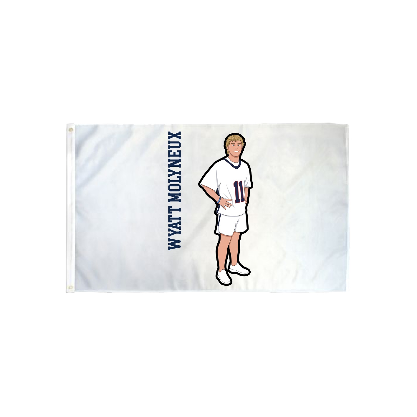 3x5 Flag — Name Vertical in Classic