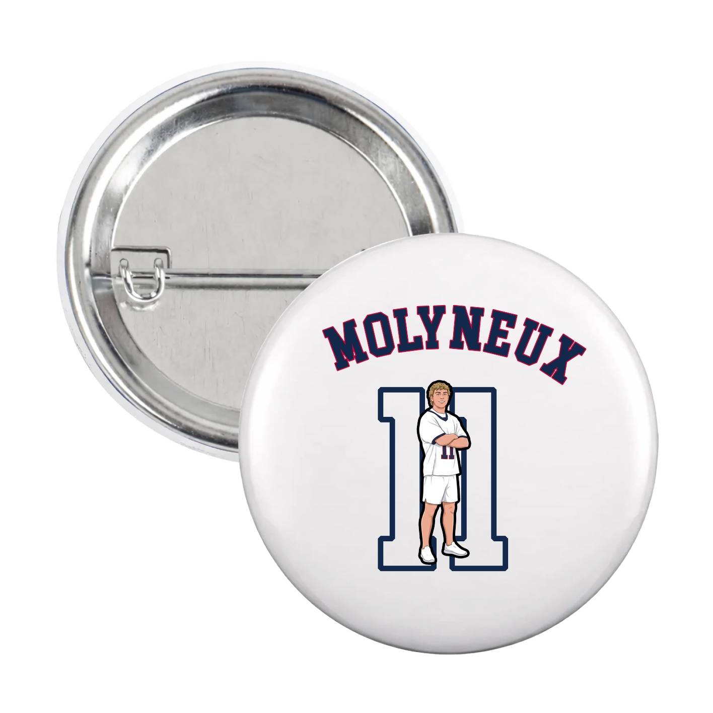 Game Day Button — Shirsey Arch in White