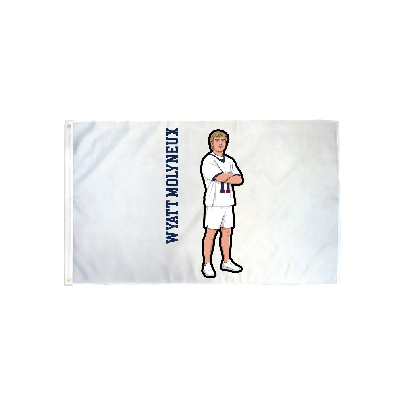 3x5 Flag — Name Vertical in Classic