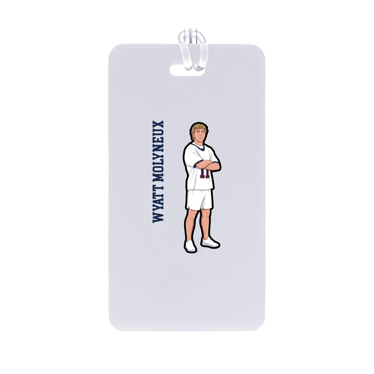 Bag Tag — Name Vertical in Classic