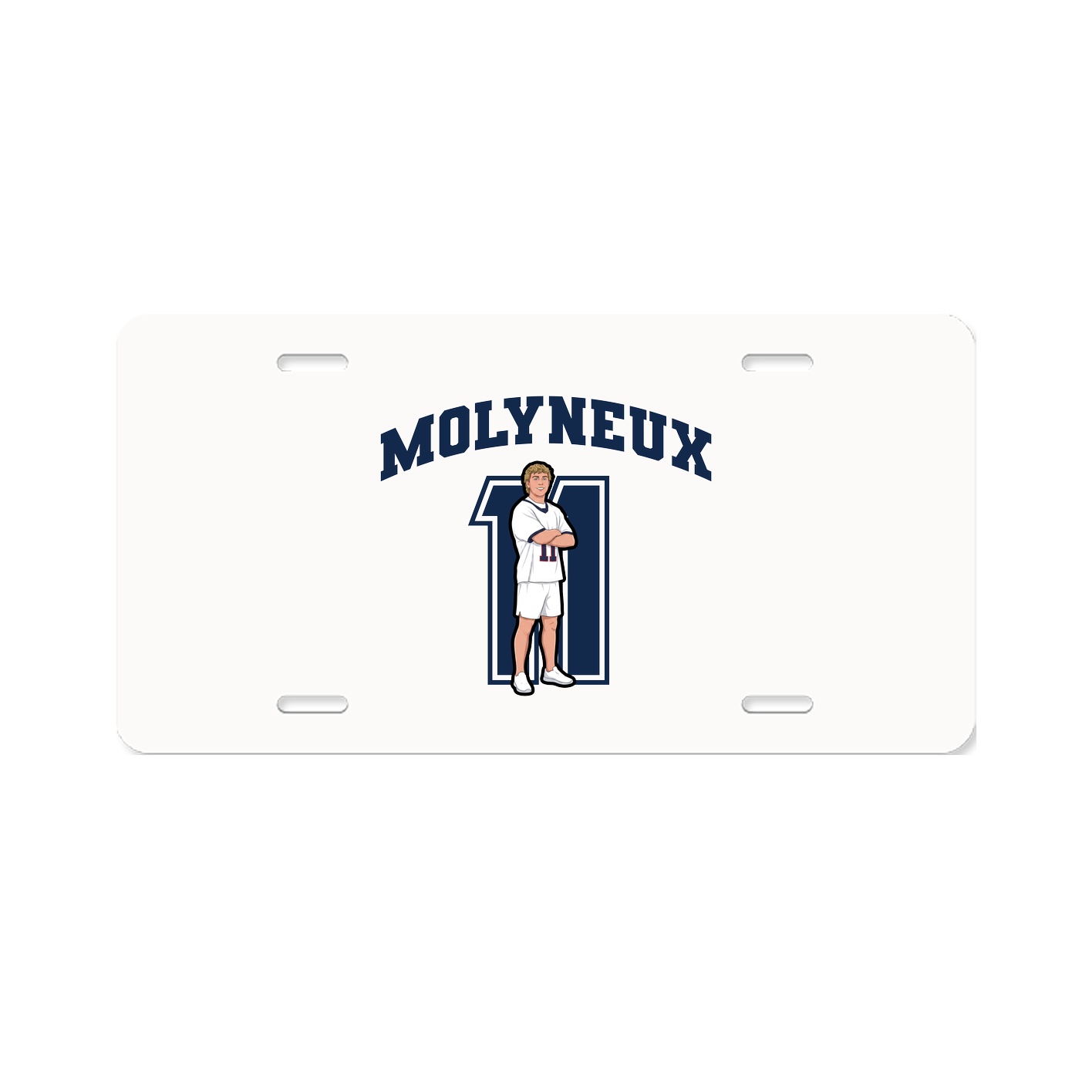 License Plate — Number in Classic
