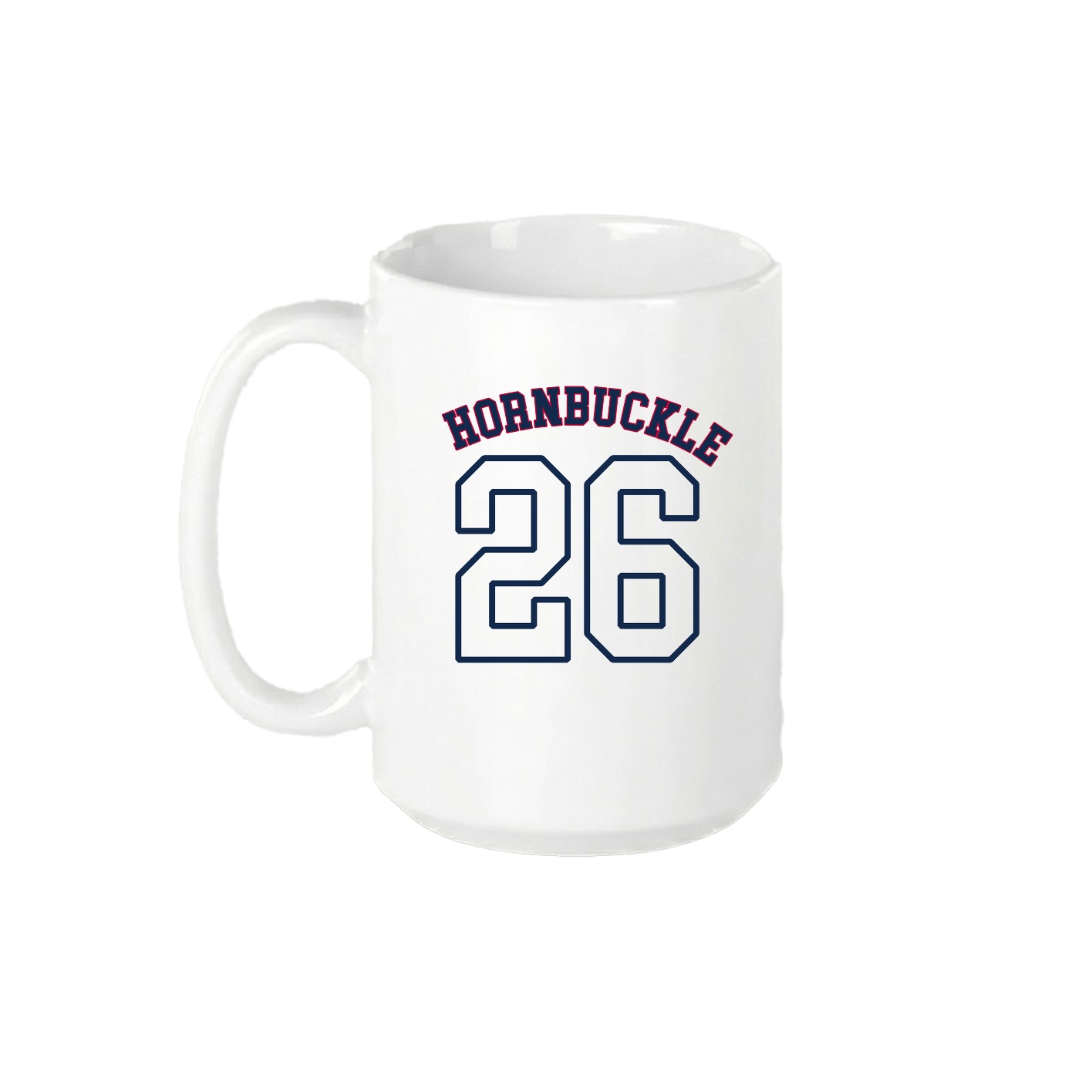 15oz Coffee Mug — Shirsey Arch in White