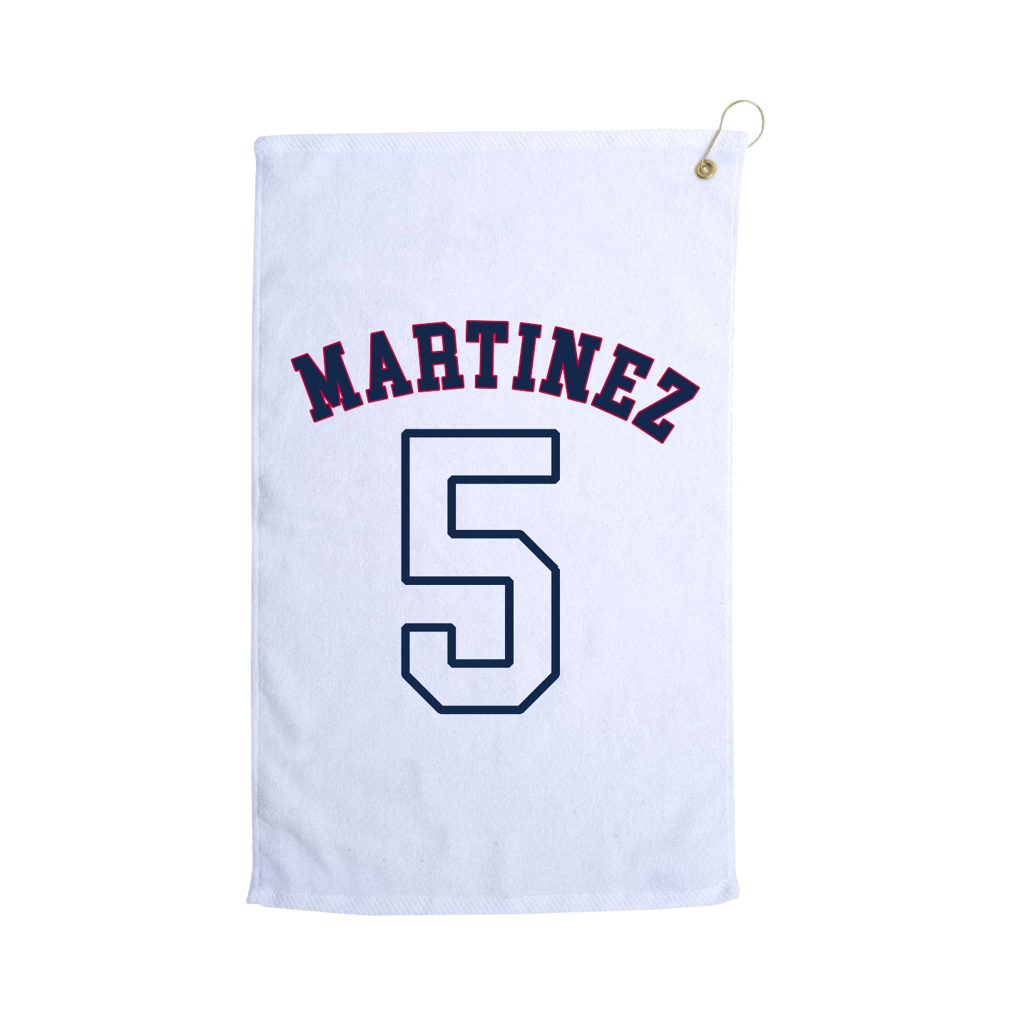 Golf Towel — Shirsey Arch in White