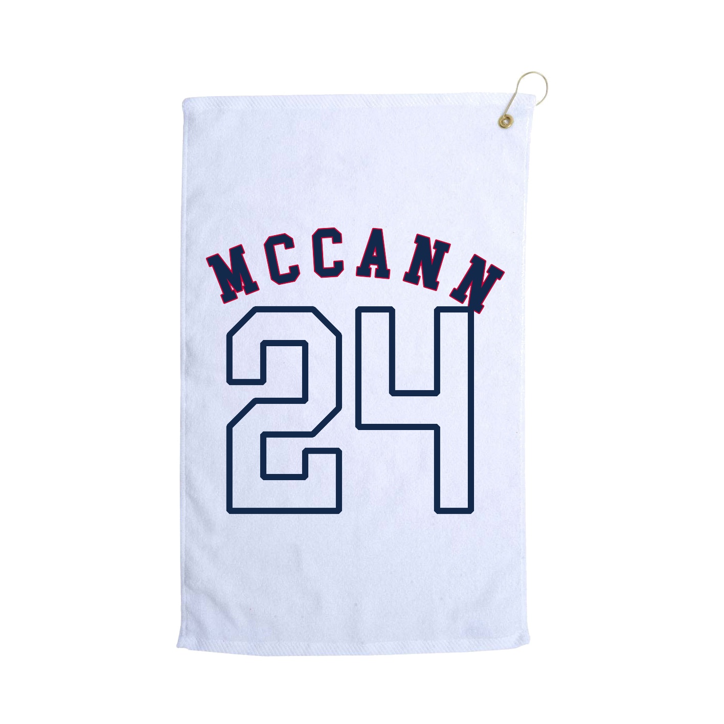 Golf Towel — Shirsey Arch in White
