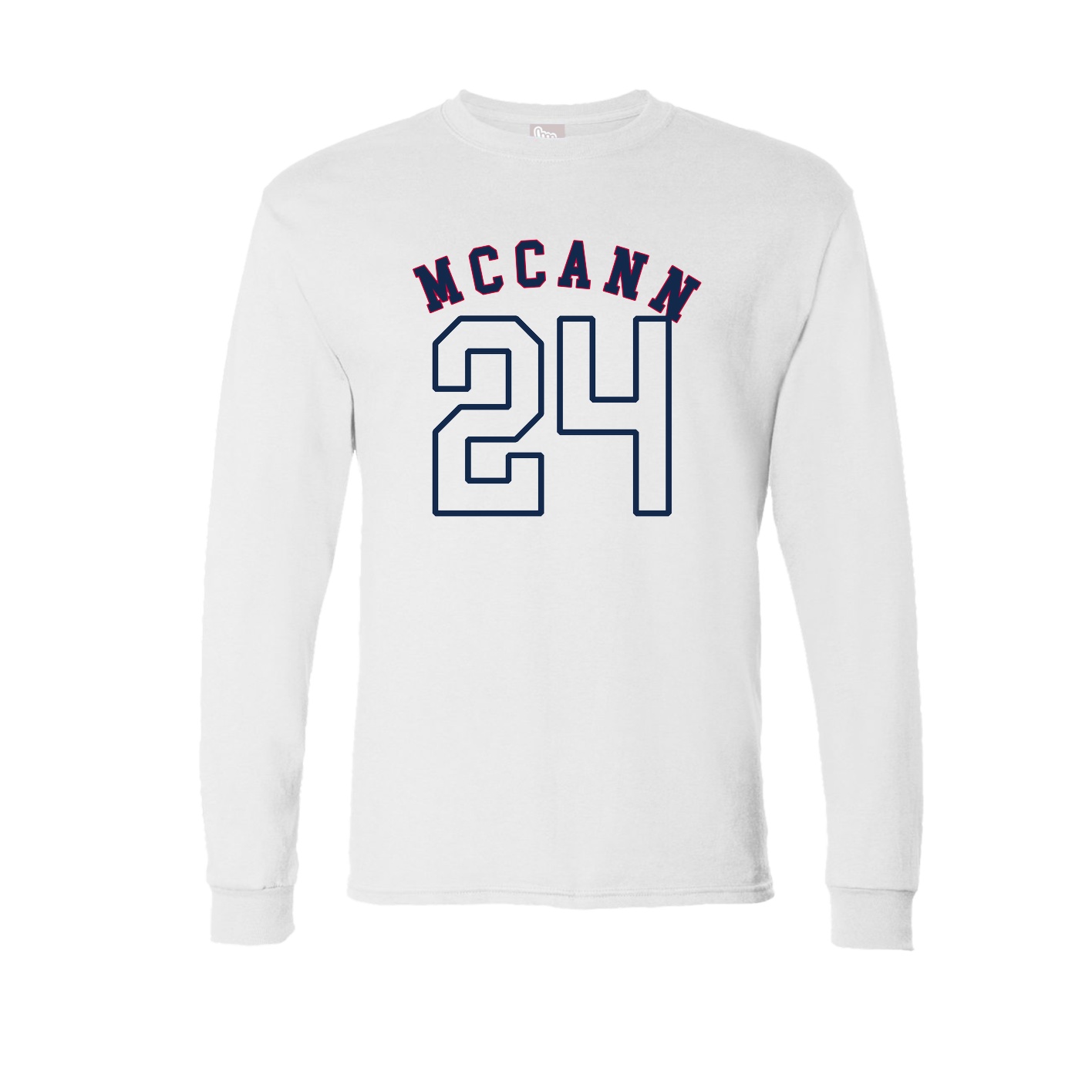 Long Sleeve Tee — Shirsey Arch in White