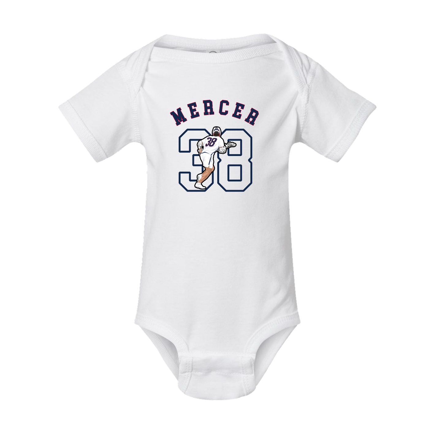 Baby Onesie — Shirsey Arch in White