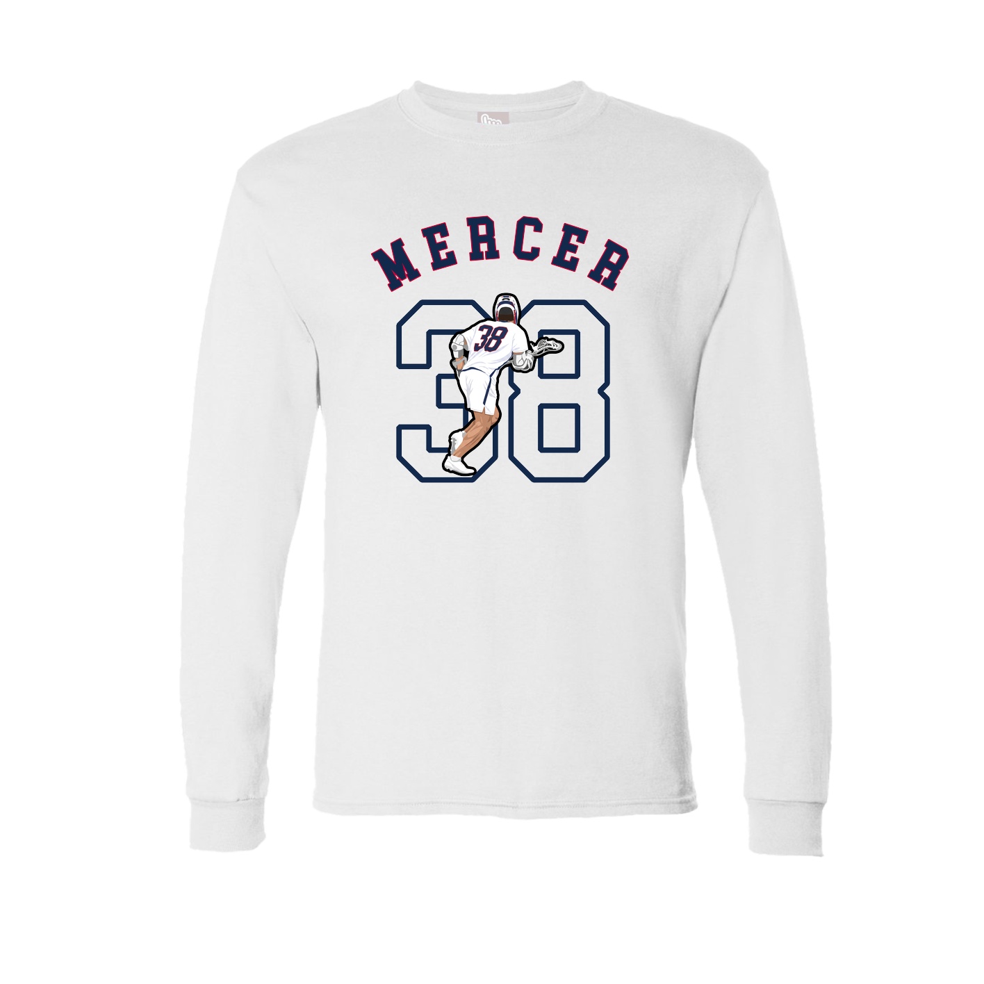 Long Sleeve Tee — Shirsey Arch in White