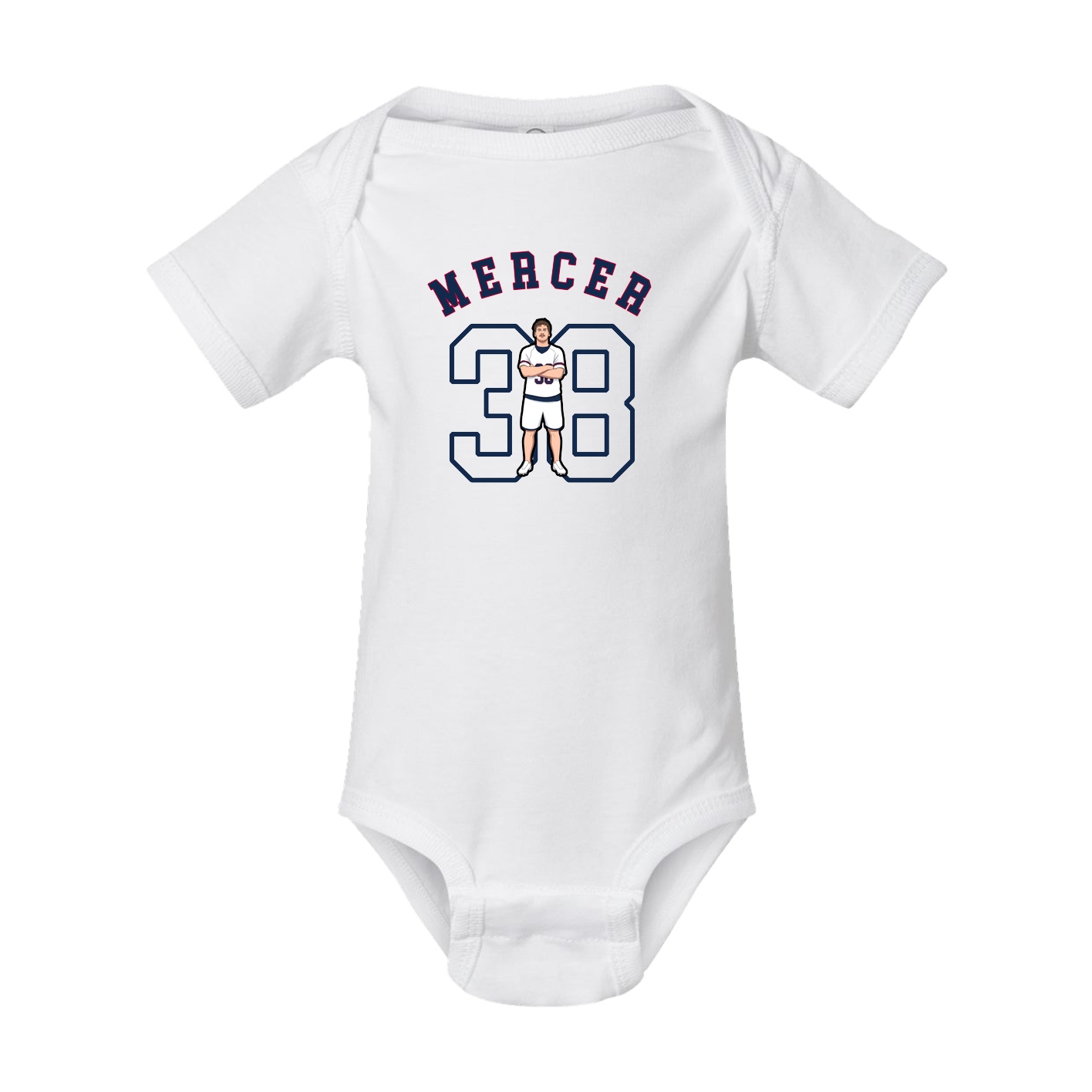 Baby Onesie — Shirsey Arch in White