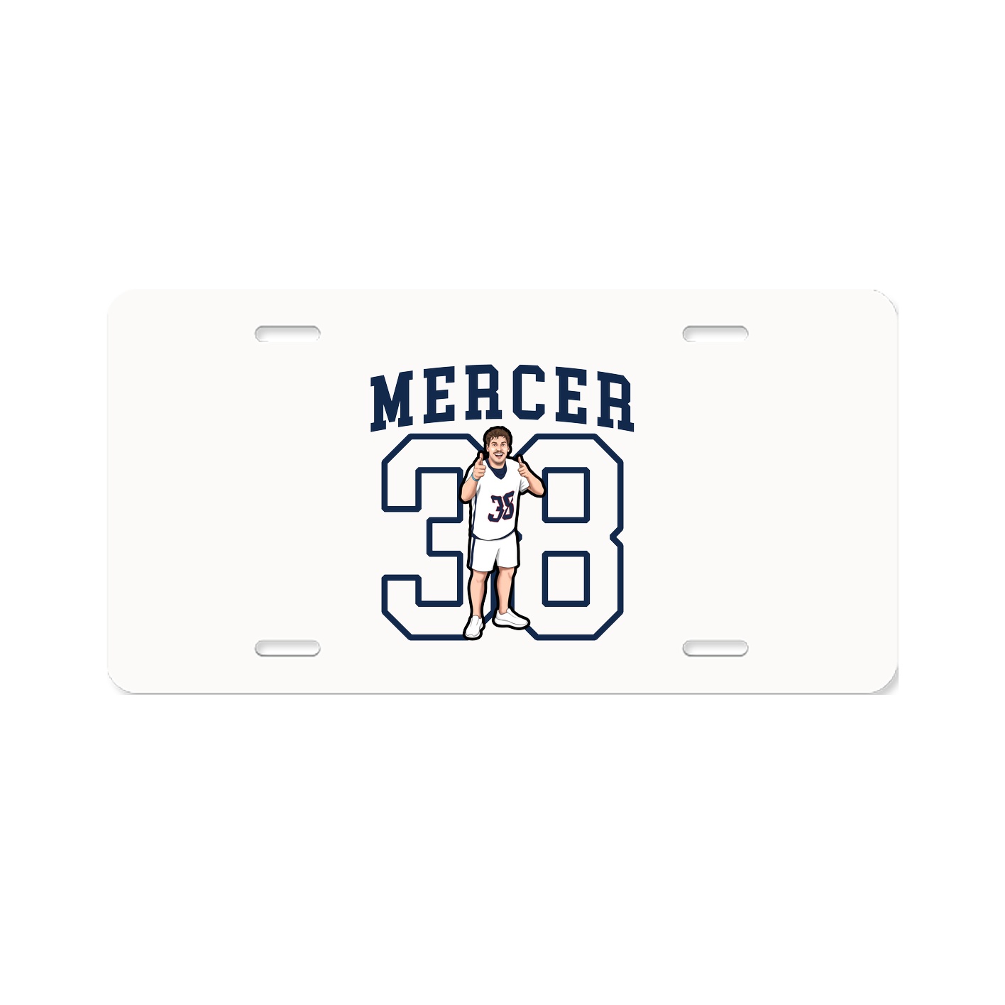 License Plate — Shirsey in Classic