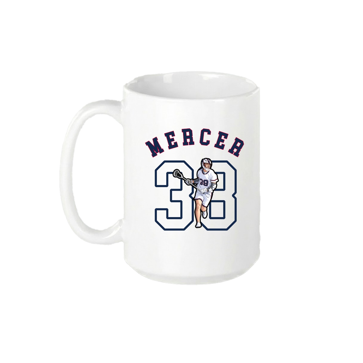 15oz Coffee Mug — Shirsey Arch in White