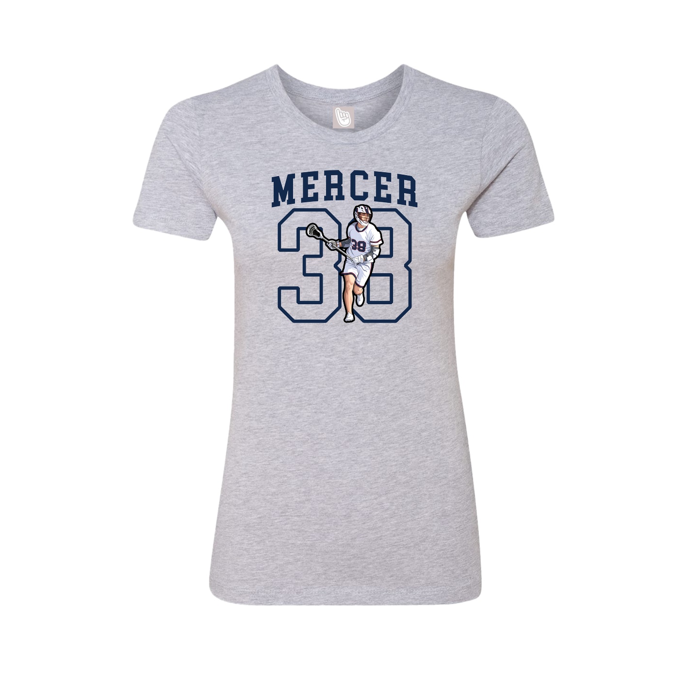 Fitted Women's Tee — Shirsey in Grey