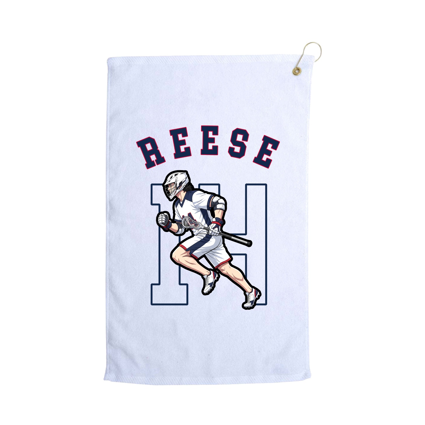 Golf Towel — Shirsey Arch in White