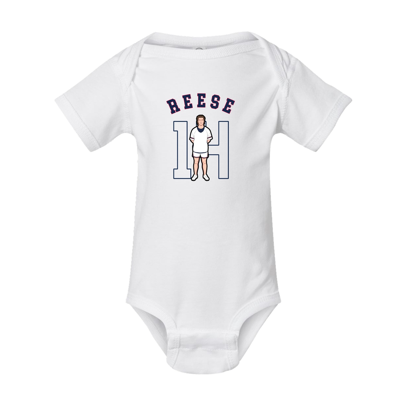 Baby Onesie — Shirsey Arch in White