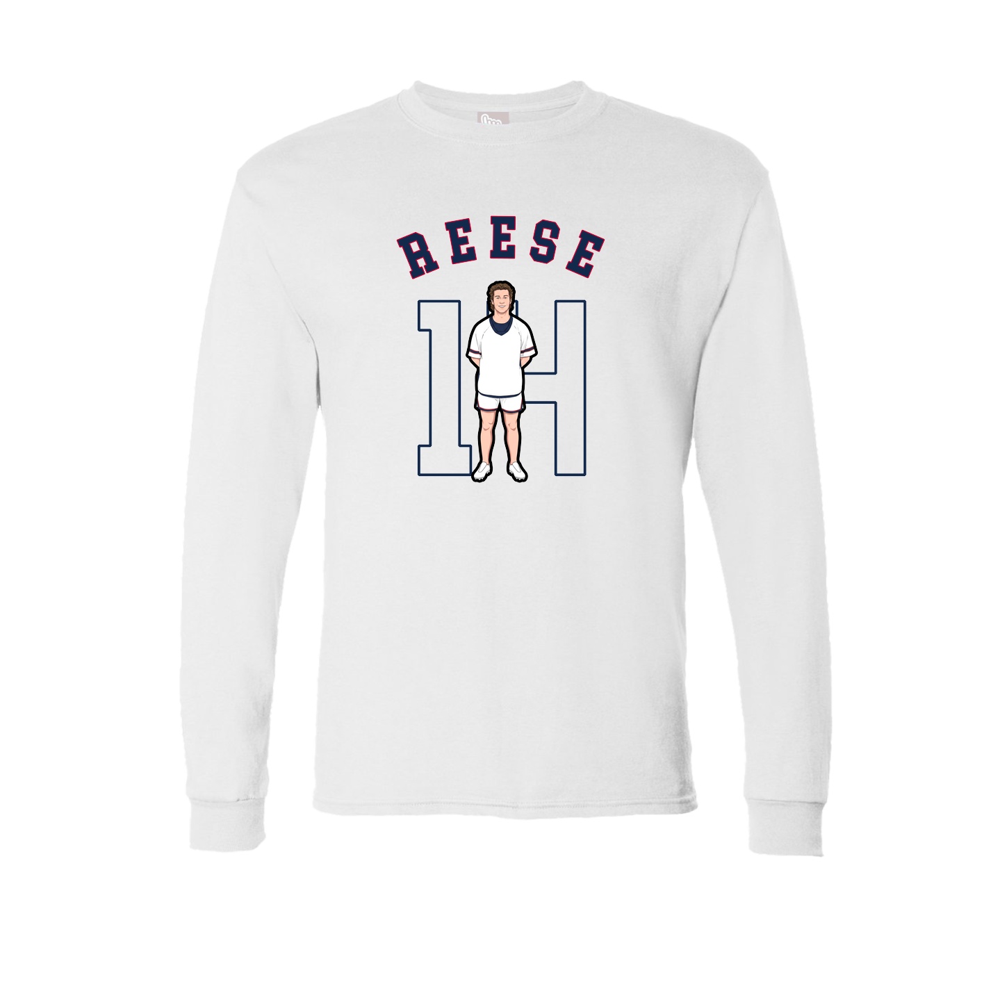 Long Sleeve Tee — Shirsey Arch in White