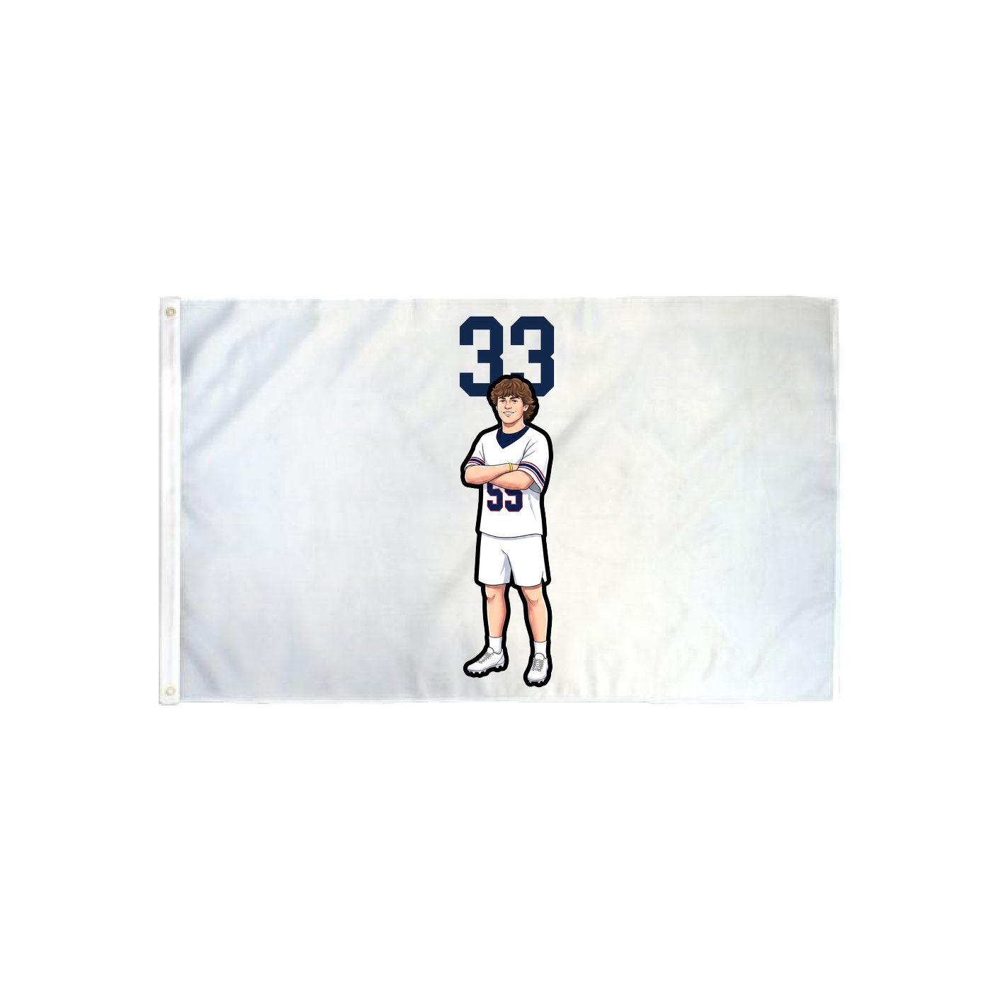 3x5 Flag — Number Top in Classic