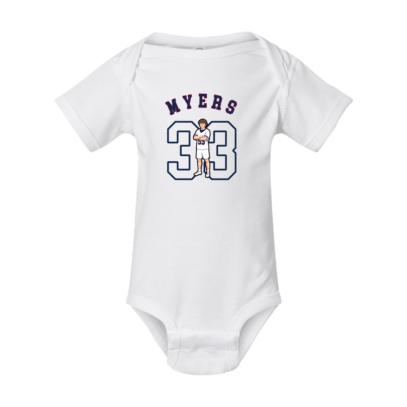 Baby Onesie — Shirsey Arch in White