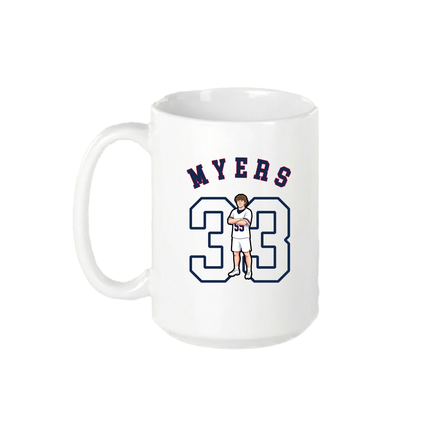 15oz Coffee Mug — Shirsey Arch in White