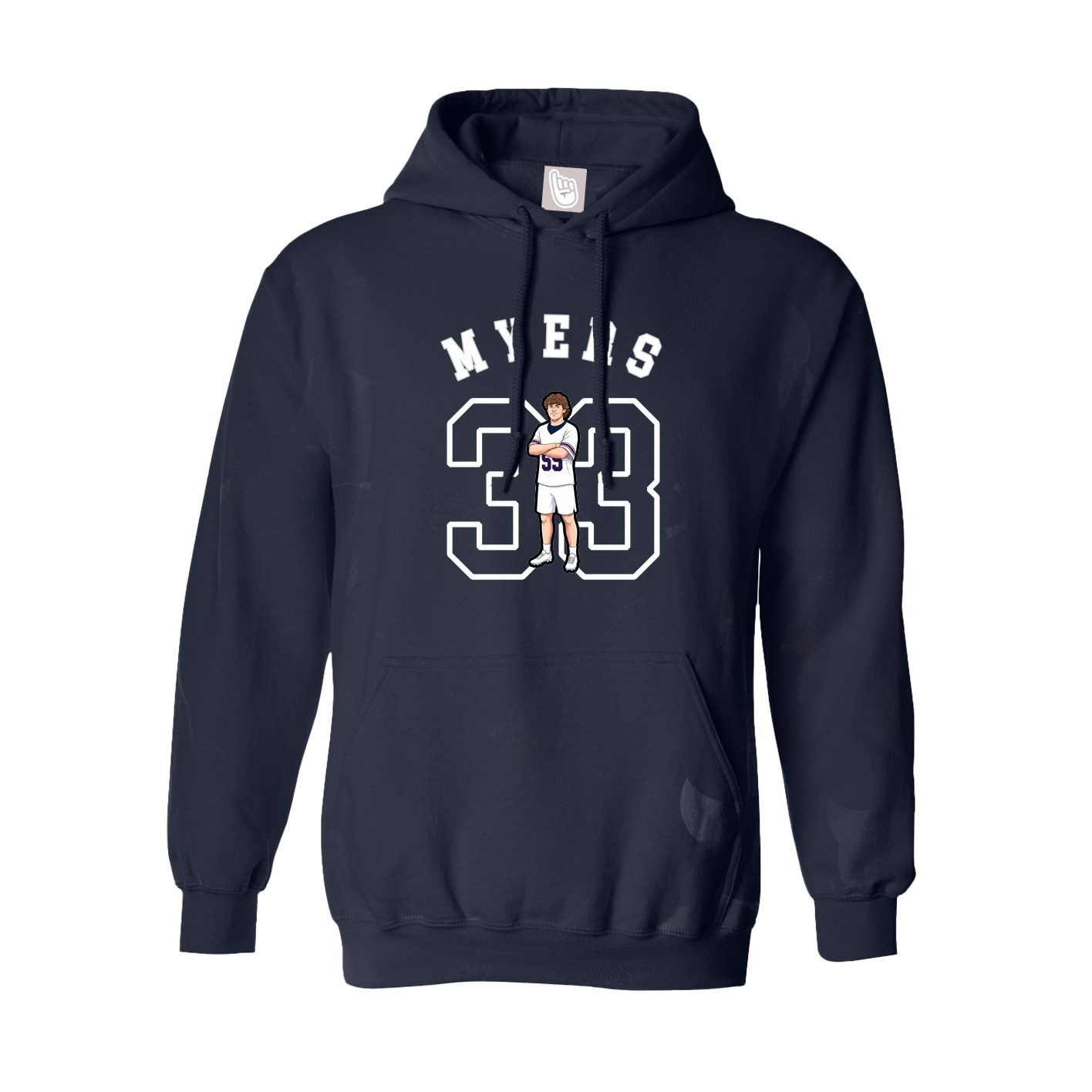 Youth Hoodie — Shirsey Arch in Navy
