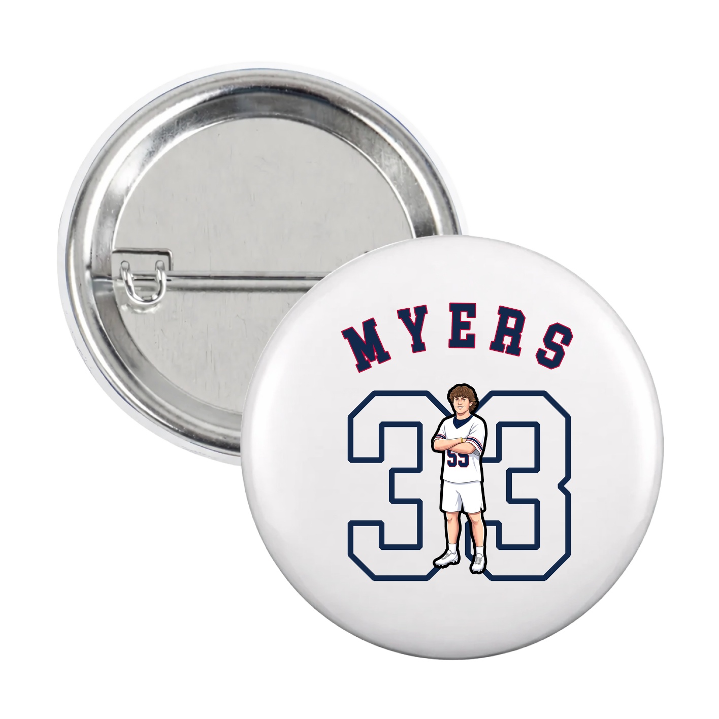 Game Day Button — Shirsey Arch in White