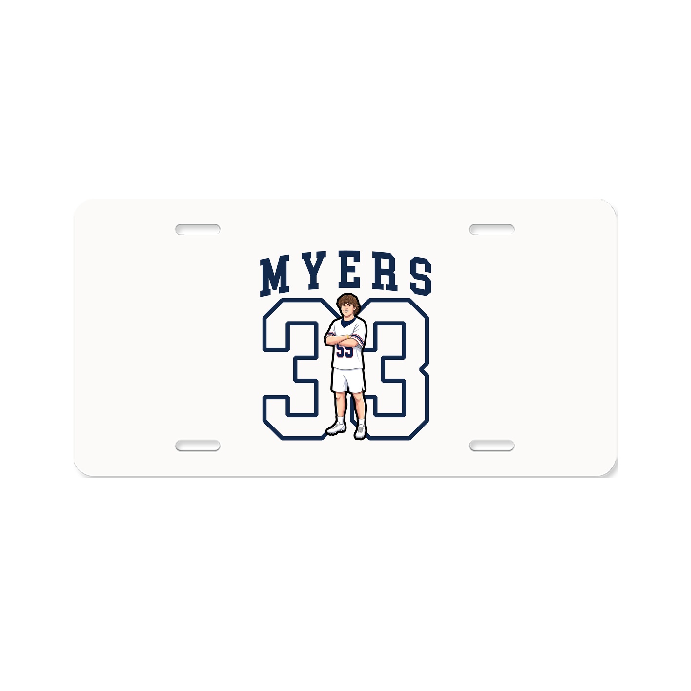 License Plate — Shirsey in Classic