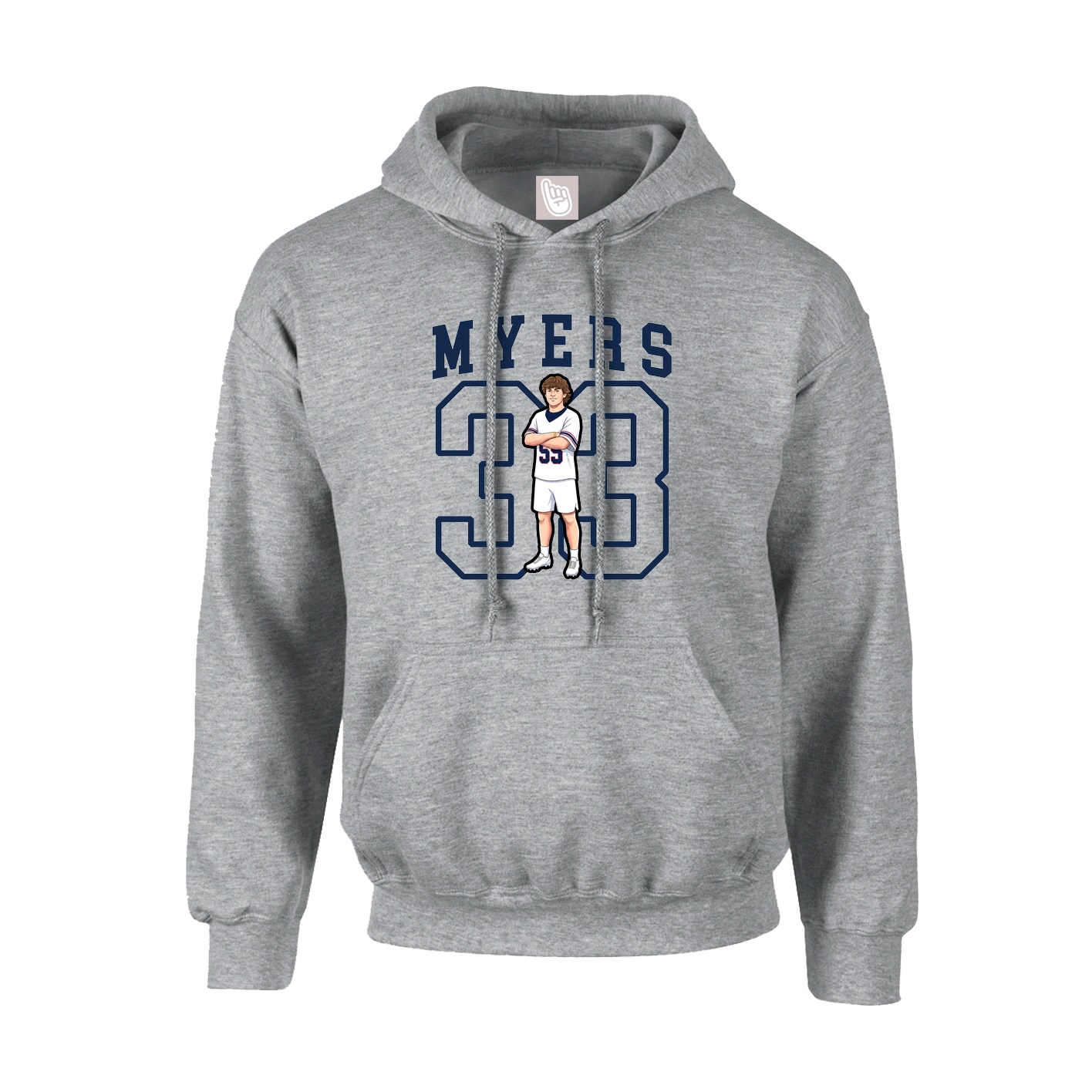 Hoodie — Shirsey in Grey