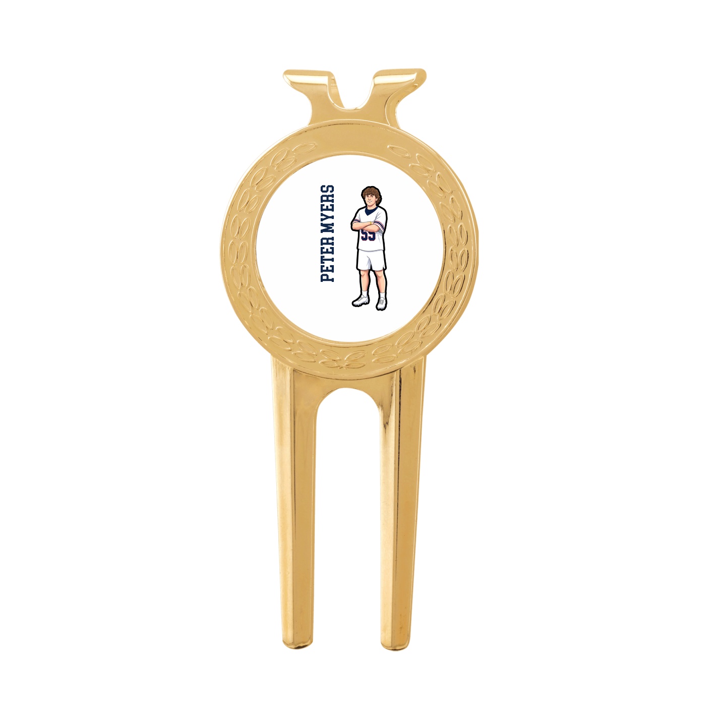 Divot Tool with Ball Marker — Name Vertical in Classic