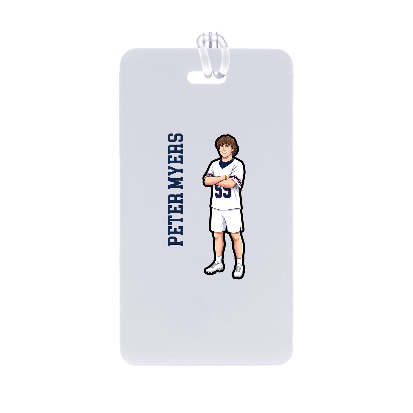 Bag Tag — Name Vertical in Classic