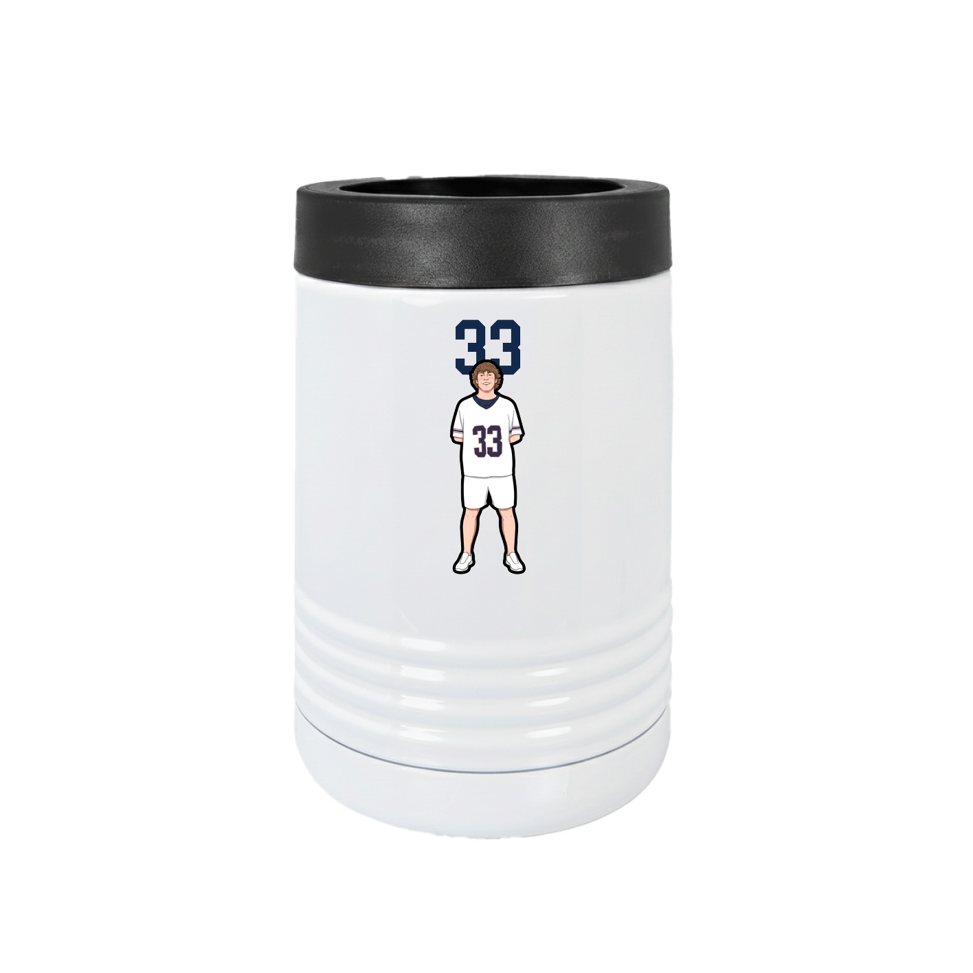 Beverage Holder — Number Top in White