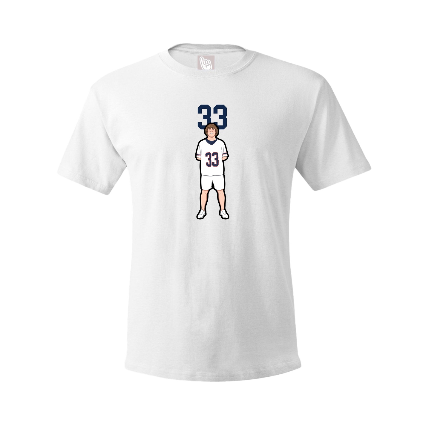 Tee — Number Top in White