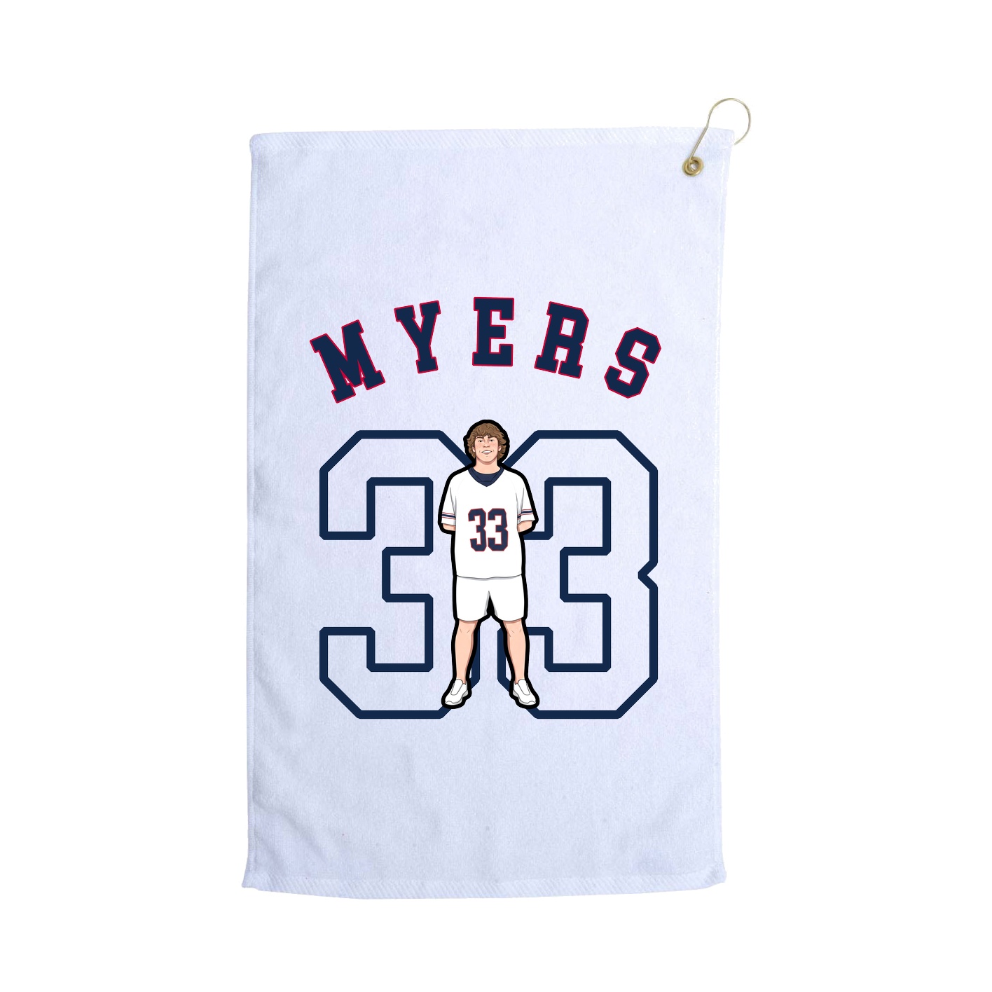 Golf Towel — Shirsey Arch in White