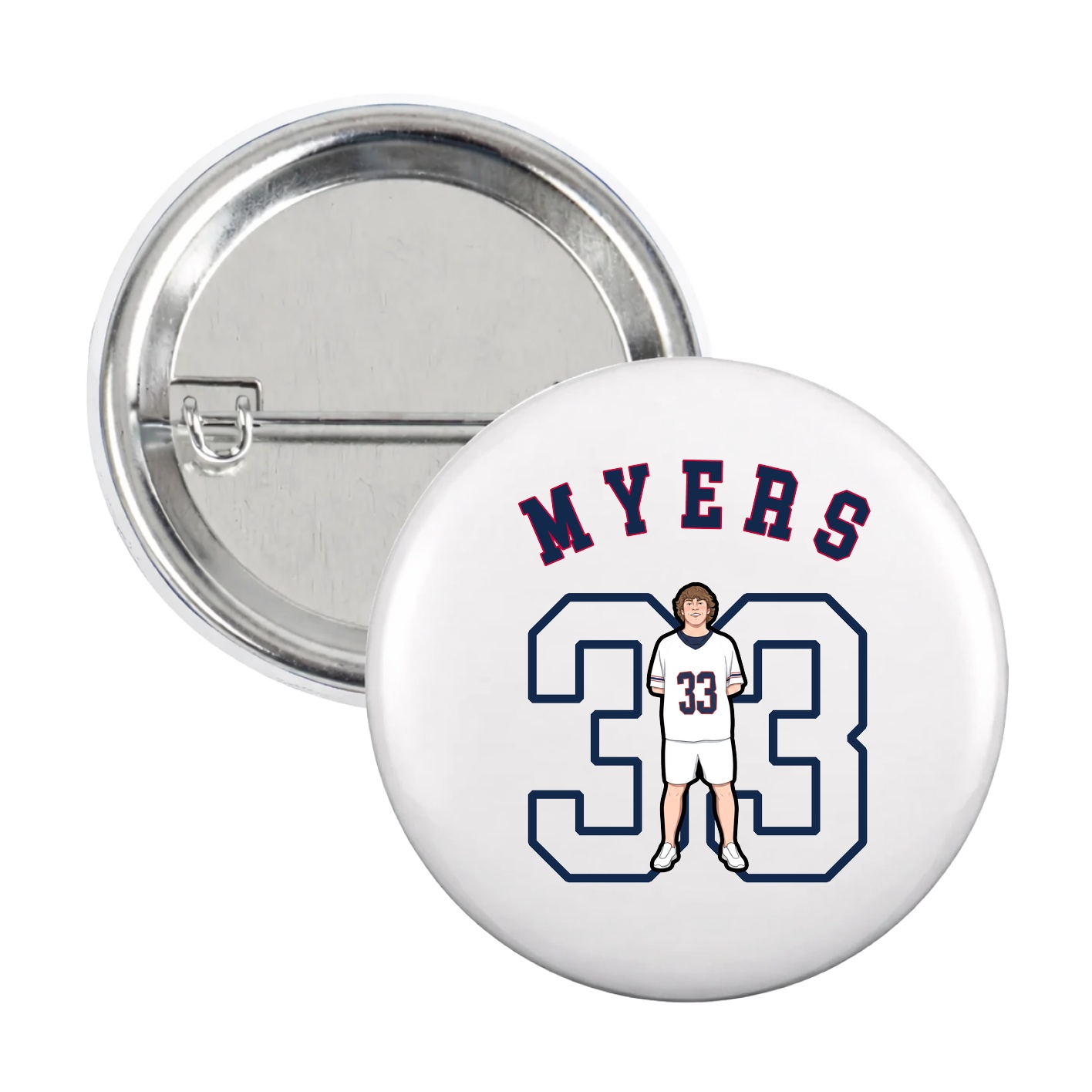 Game Day Button — Shirsey Arch in White