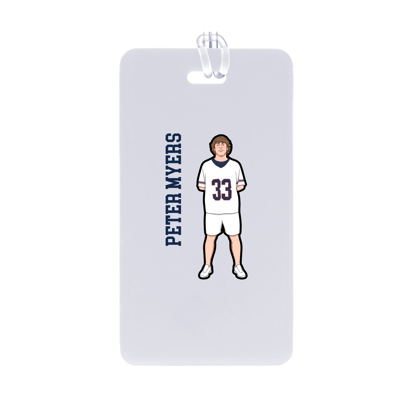 Bag Tag — Name Vertical in Classic