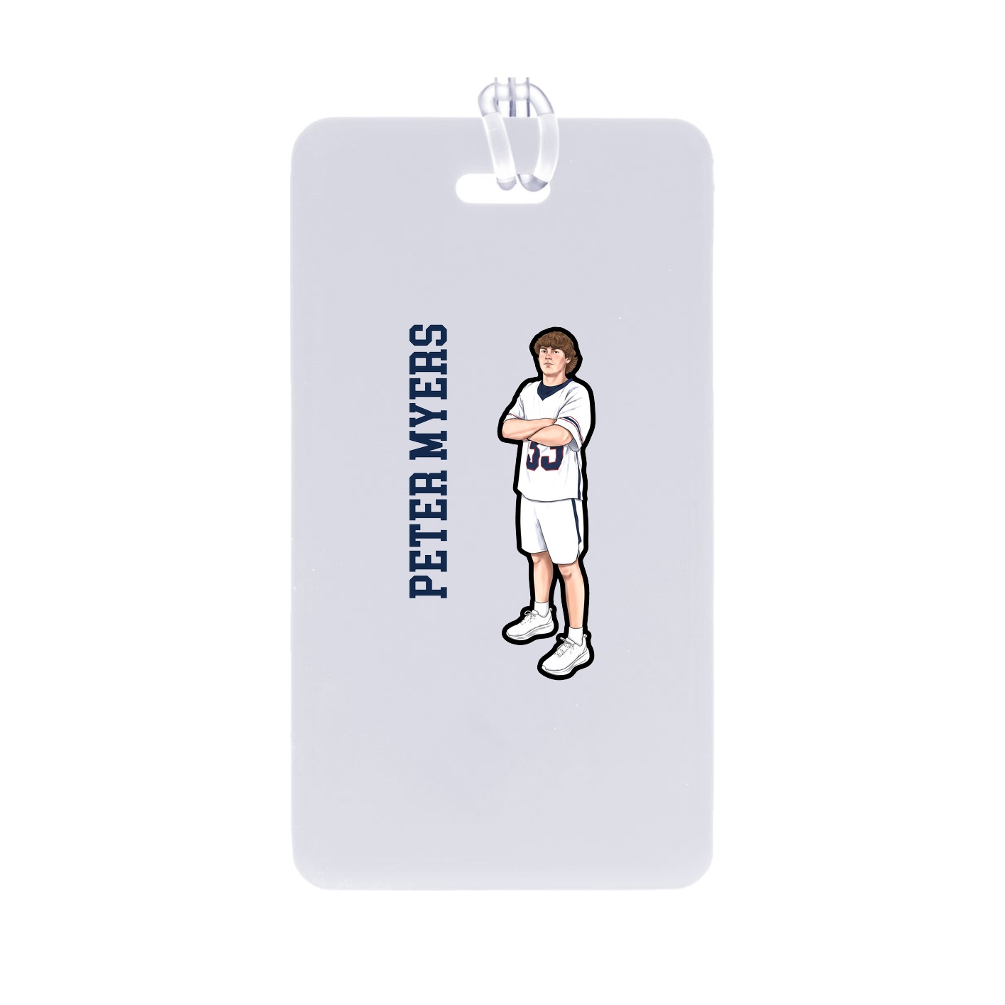 Bag Tag — Name Vertical in Classic