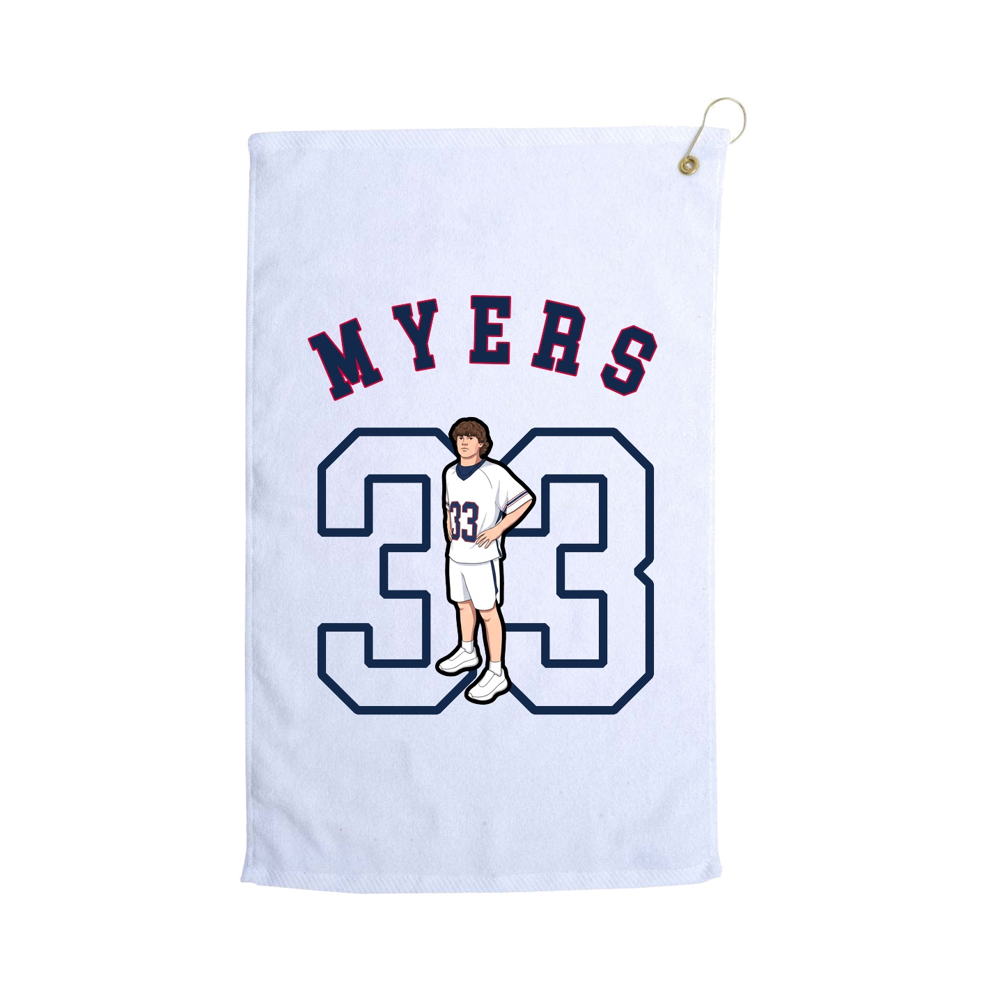 Golf Towel — Shirsey Arch in White