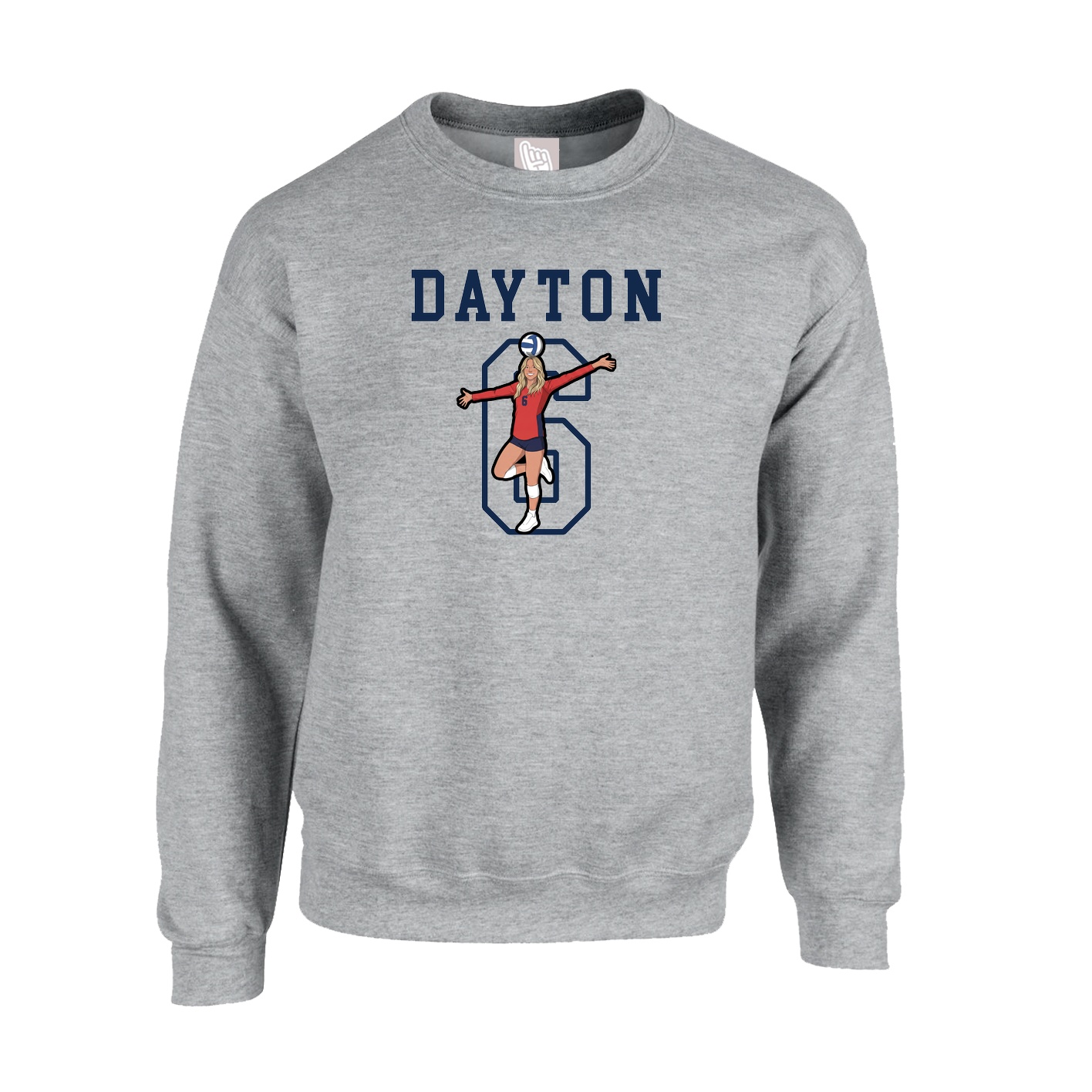 Fleece Crew — Shirsey in Grey