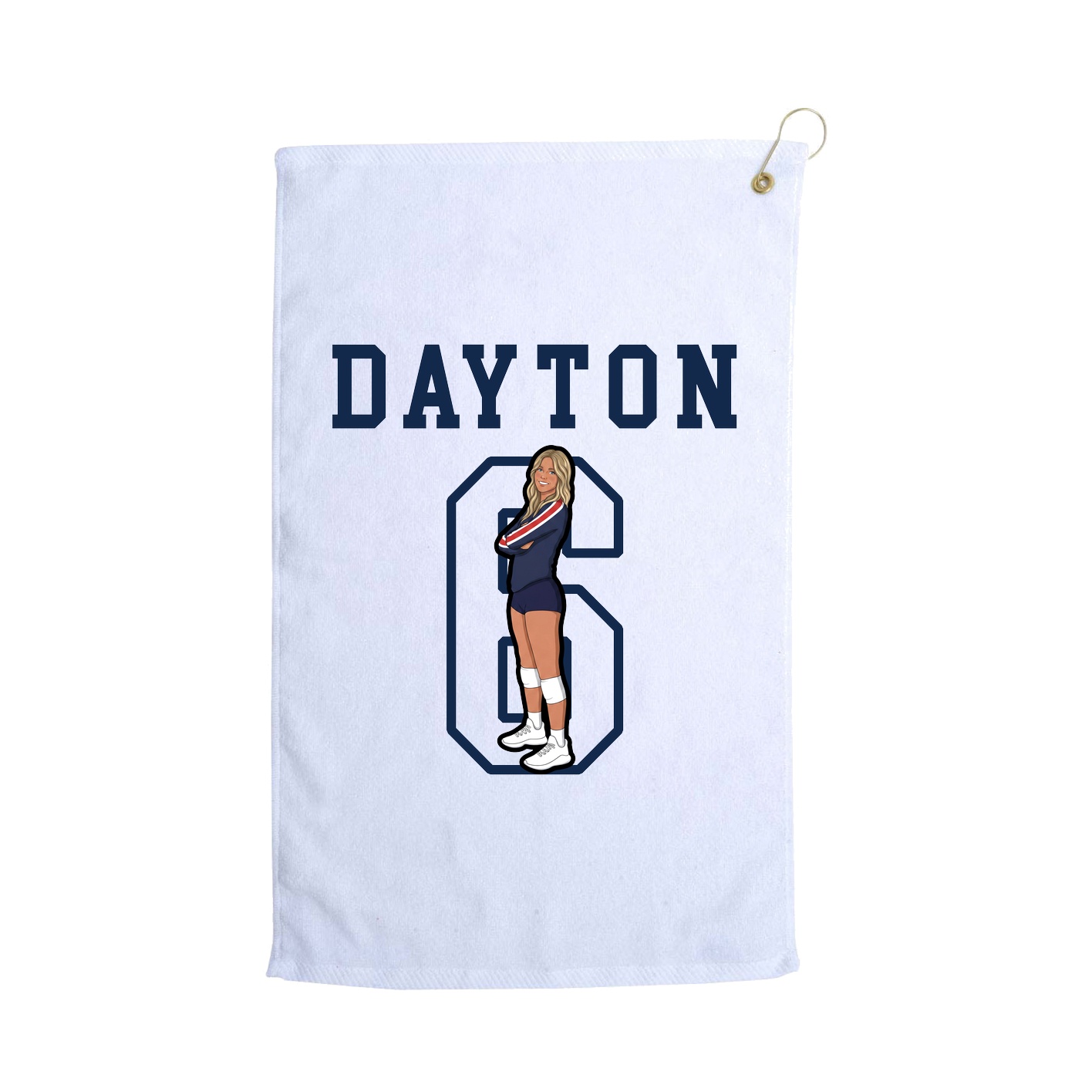 Golf Towel — Shirsey in White
