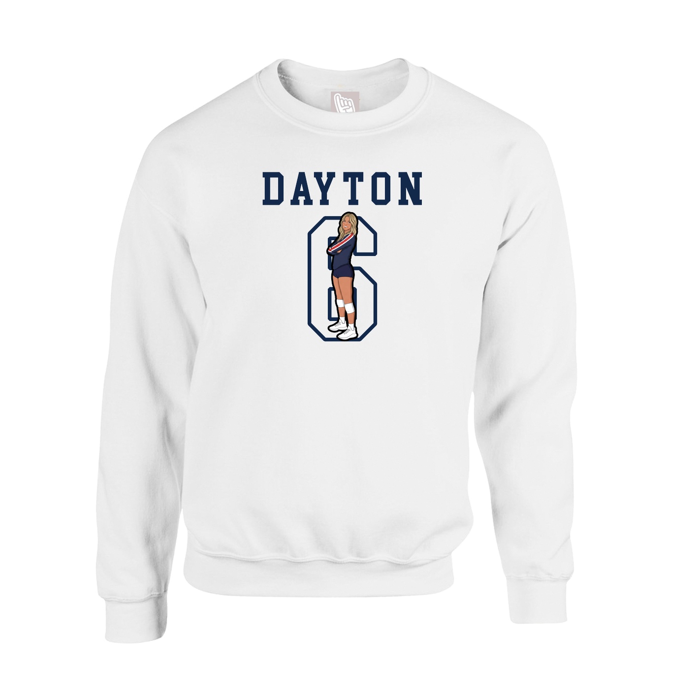 Fleece Crew — Shirsey in White
