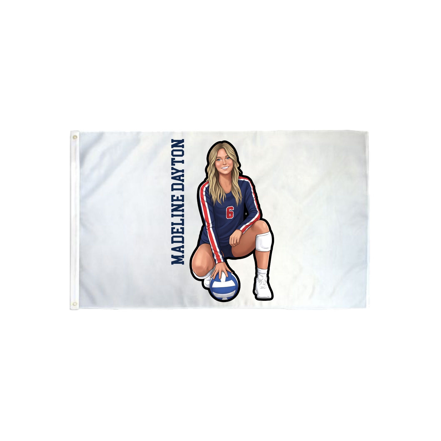 3x5 Flag — Name Vertical in Classic