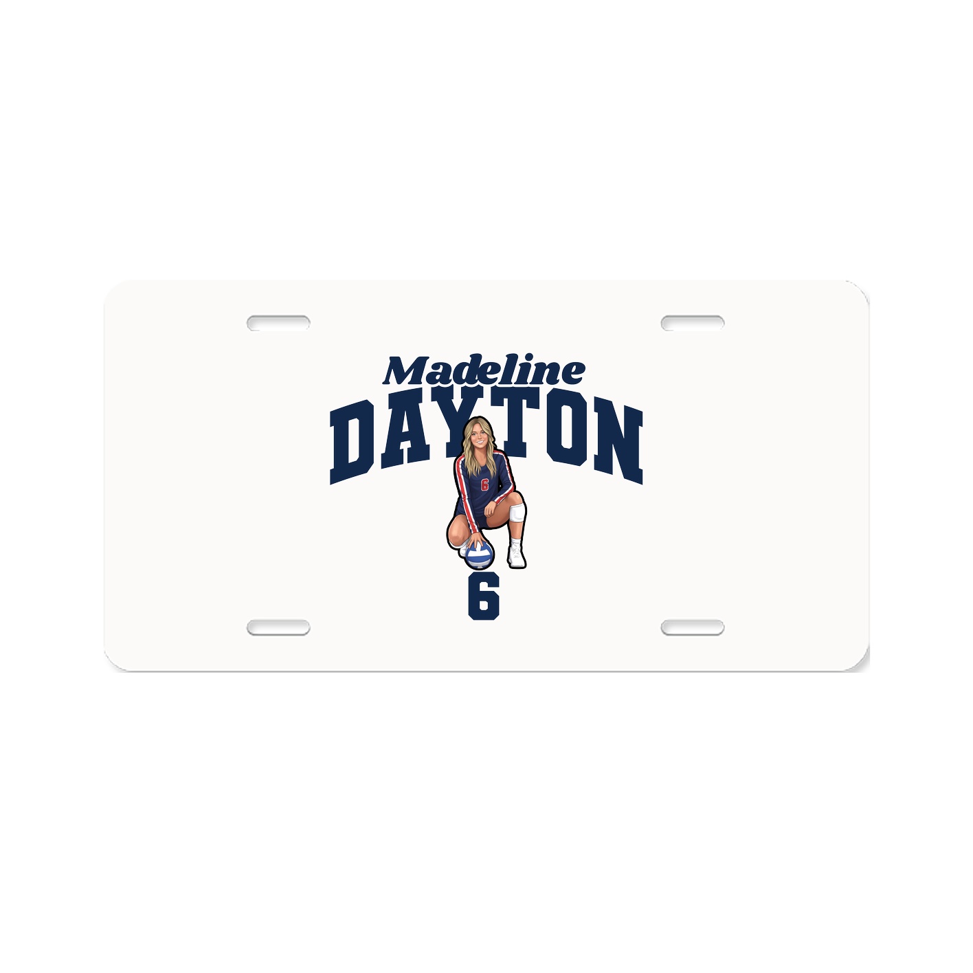 License Plate — Signature Arch in Classic