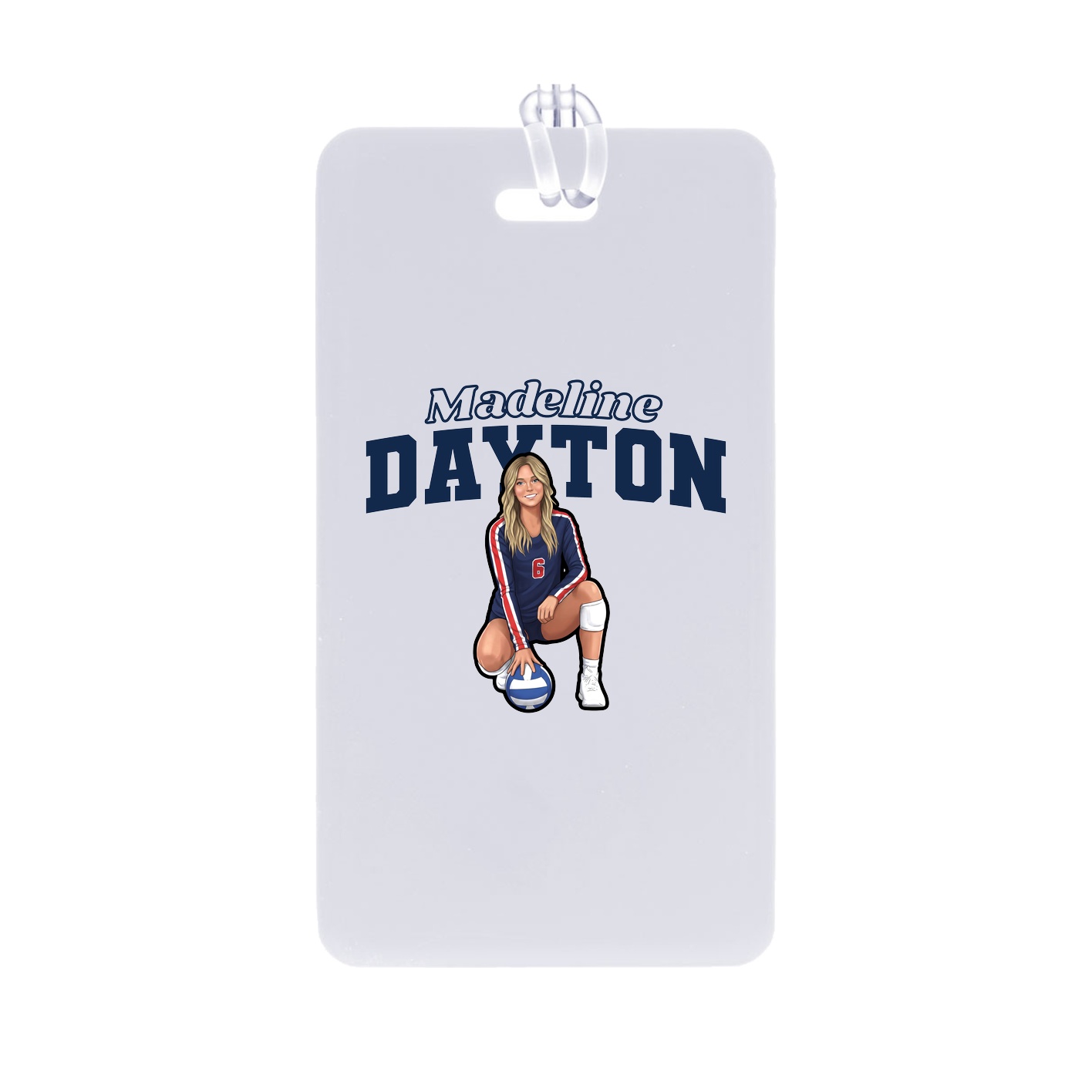 Bag Tag — Name Arch in Classic