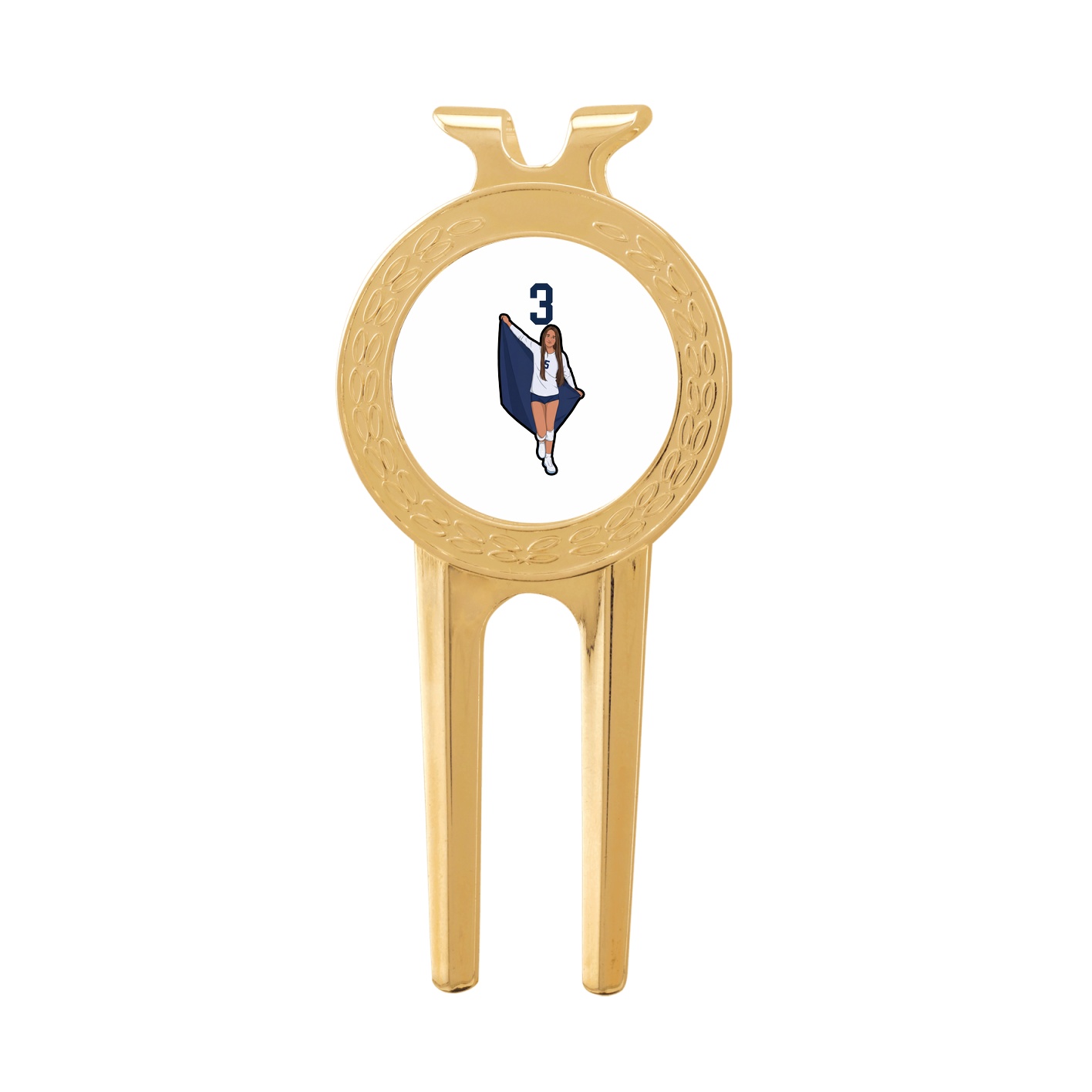 Divot Tool with Ball Marker — Number Top in Classic